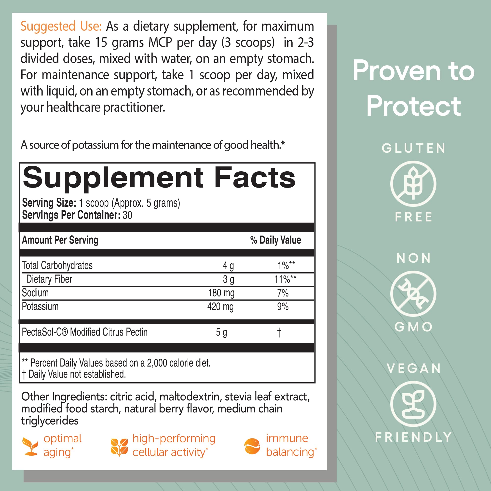 PectaSol Modified Citrus Pectin – 184g Berry Powder – Total-Body Health Supplement to Support the Heart, Immune System, Inflammation Response & Healthy Aging + Maintain Healthy Galectin-3 Levels EcoNugenics buy supplements canada