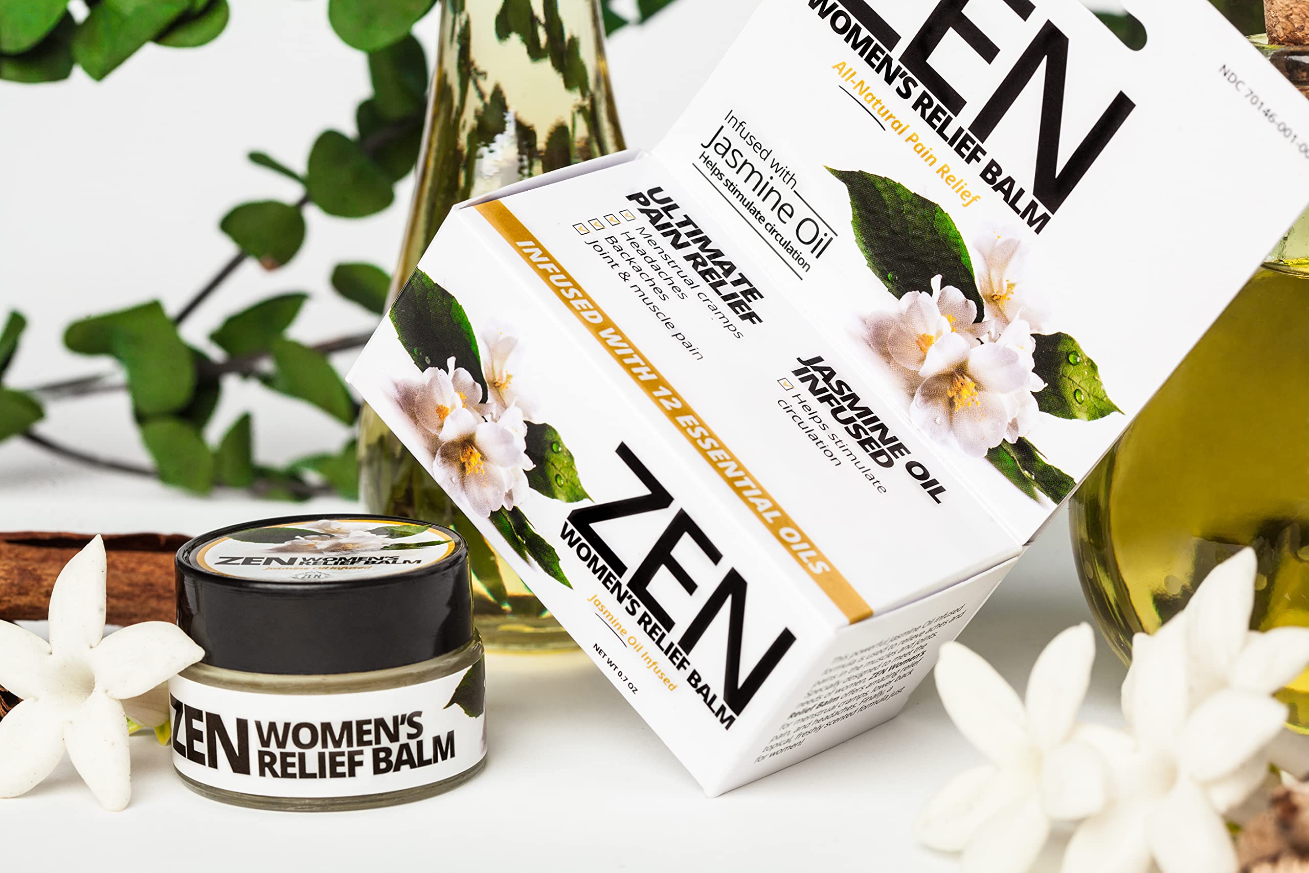 ZEN Women’s Relief Balm – Plant-Based Topical Balm Infused with Jasmine Oil – Cooling Botanical Blend – 0.7 oz – #TrustedByLegends ZEN buy supplements canada