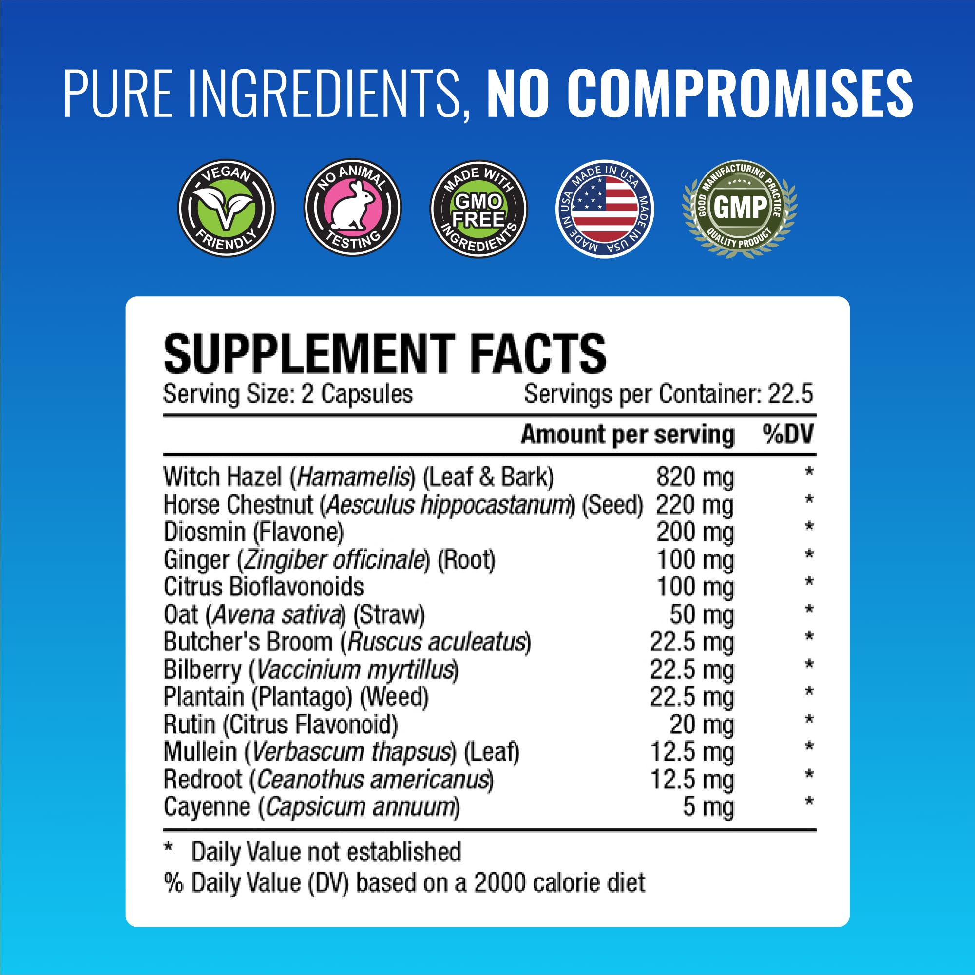 Approved Science Hemovir - Hemorrhoid Support Supplement - Witch Hazel, Horse Chestnut - 45 Capsules - 1 Bottle - Vegan Approved Science buy supplements canada