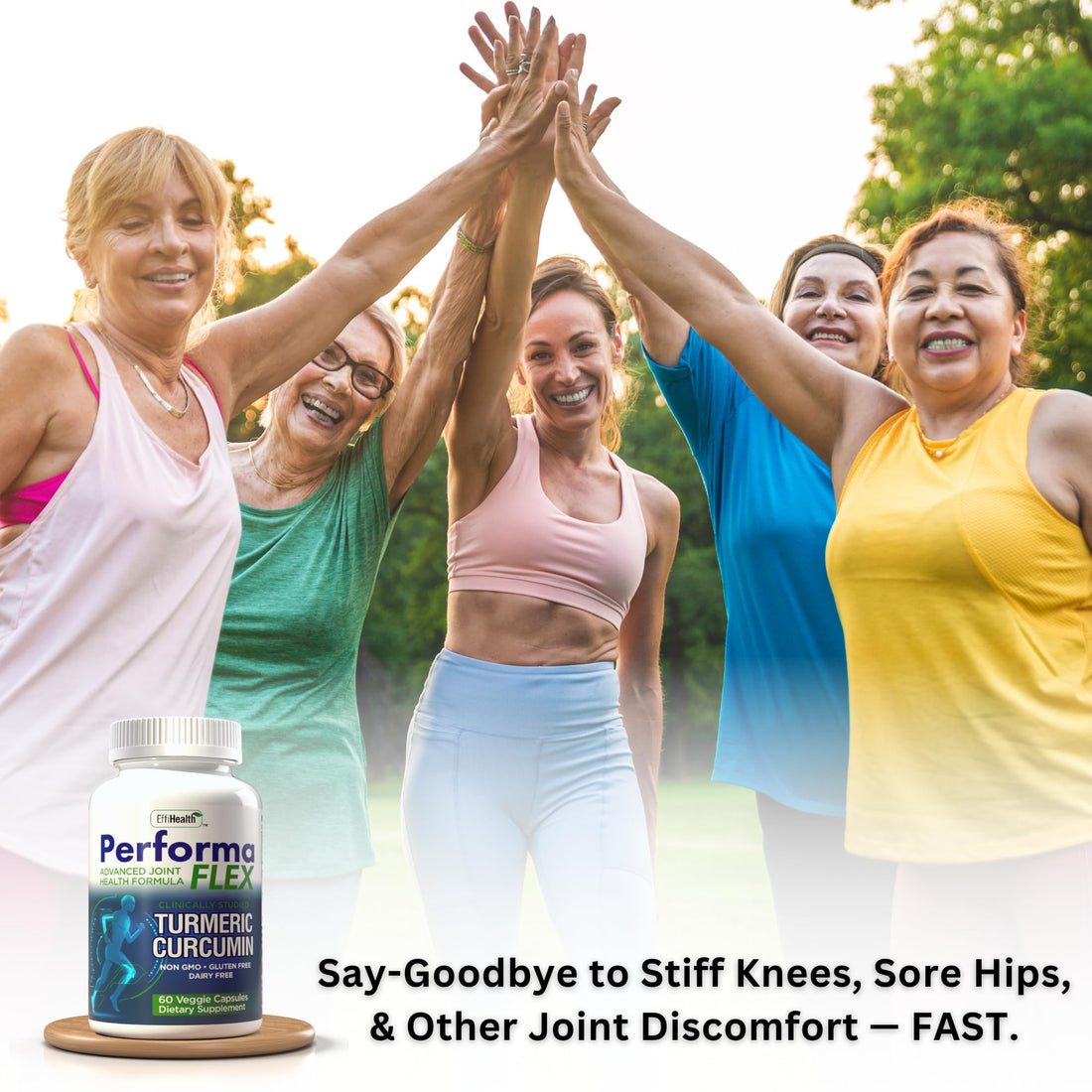 Performa Flex - Joint Support Supplement with Meriva, Turmeric Curcumin, Tart Cherry & Ginger – Ultra High Absorption – Support for Joint Mobility, Joint & Cartilage Health – 60 Capsules Performa Flex buy supplements canada