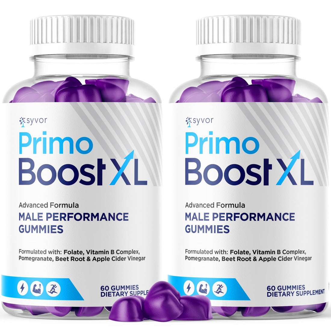 (2 Pack) Primo Boost XL Gummies, Official Primo Boost XL Gummys with All Natural Ingredients, Advanced PrimoBoost Health & Wellness Formula with Max Strength Active Lifestyle Vitamins (120 Gummies) Syvor buy supplements canada