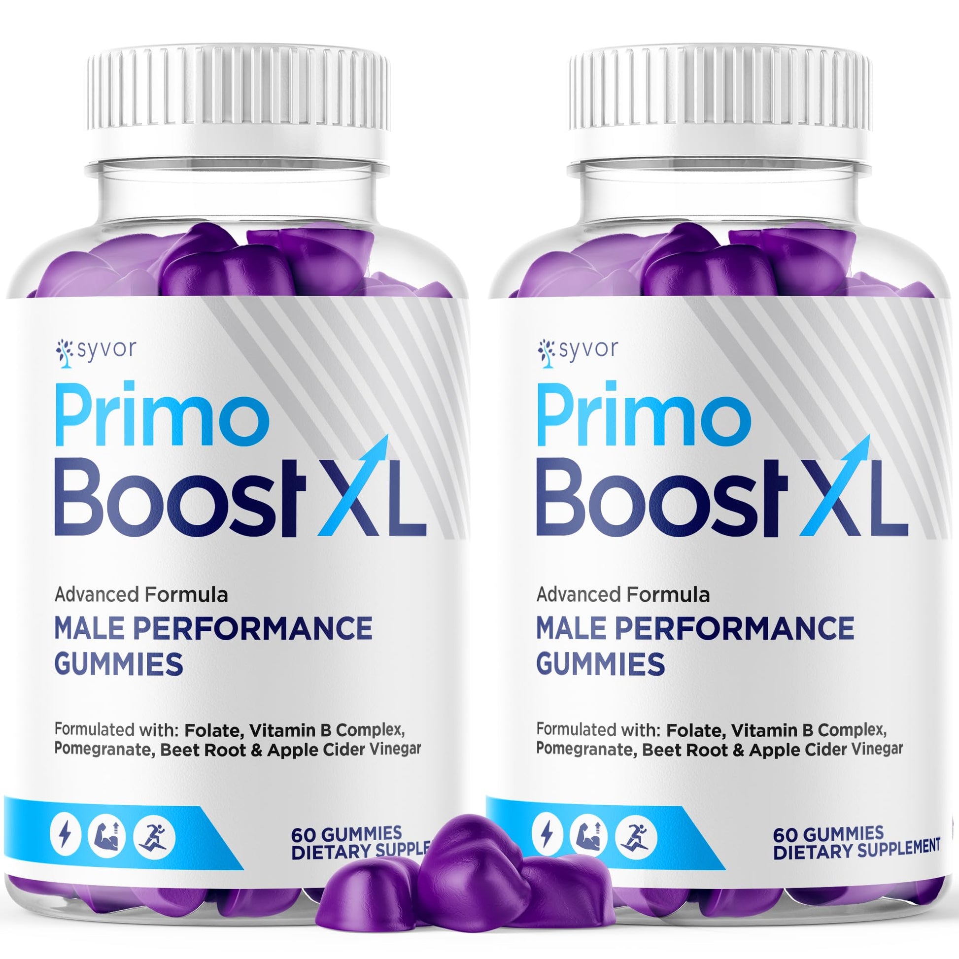 (2 Pack) Primo Boost XL Gummies, Official Primo Boost XL Gummys with All Natural Ingredients, Advanced PrimoBoost Health & Wellness Formula with Max Strength Active Lifestyle Vitamins (120 Gummies) Syvor buy supplements canada