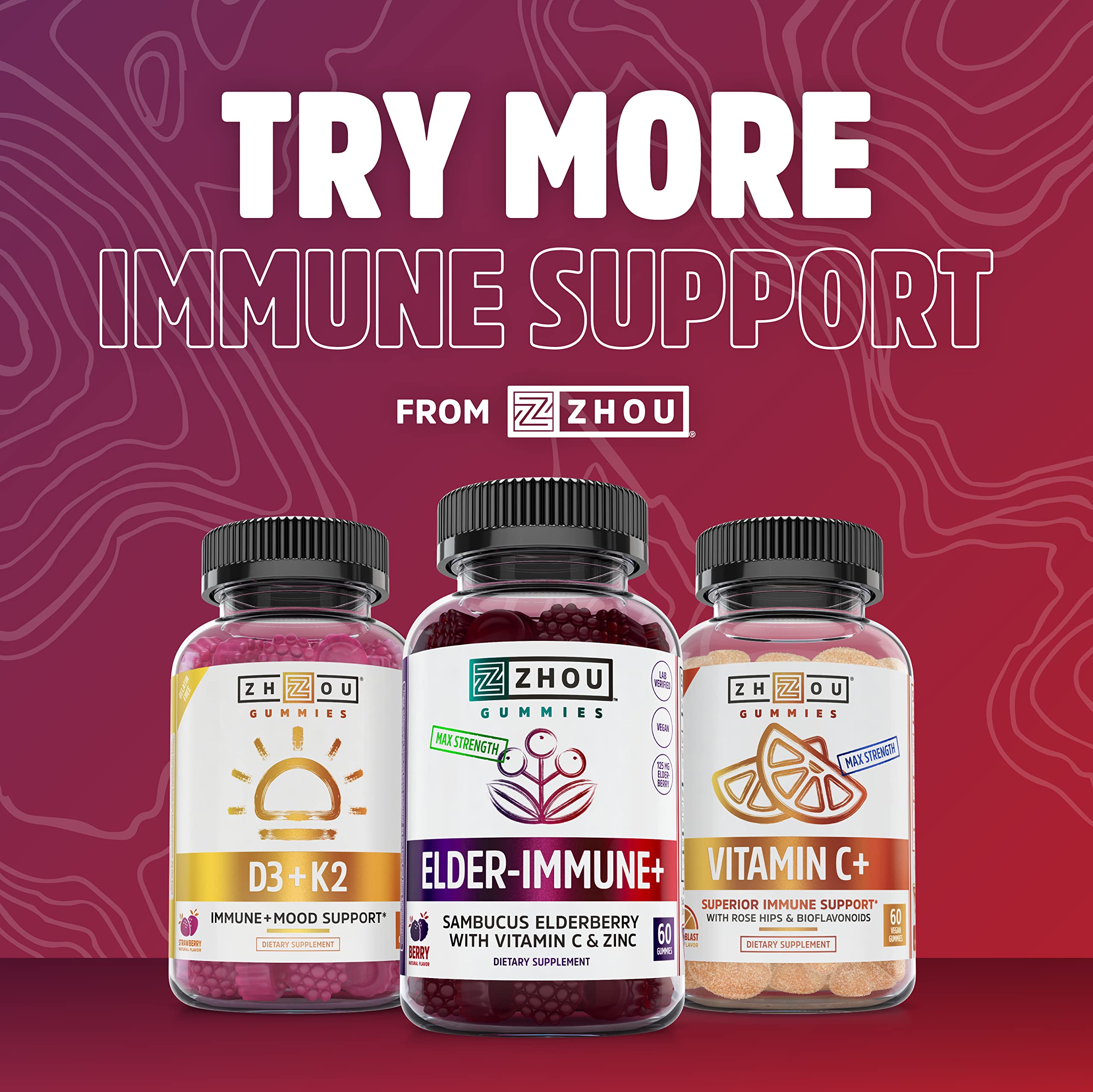 Zhou Nutrition Elderberry Syrup, Immune System Booster with Organic Elderberry Syrup Zhou Nutrition buy supplements canada