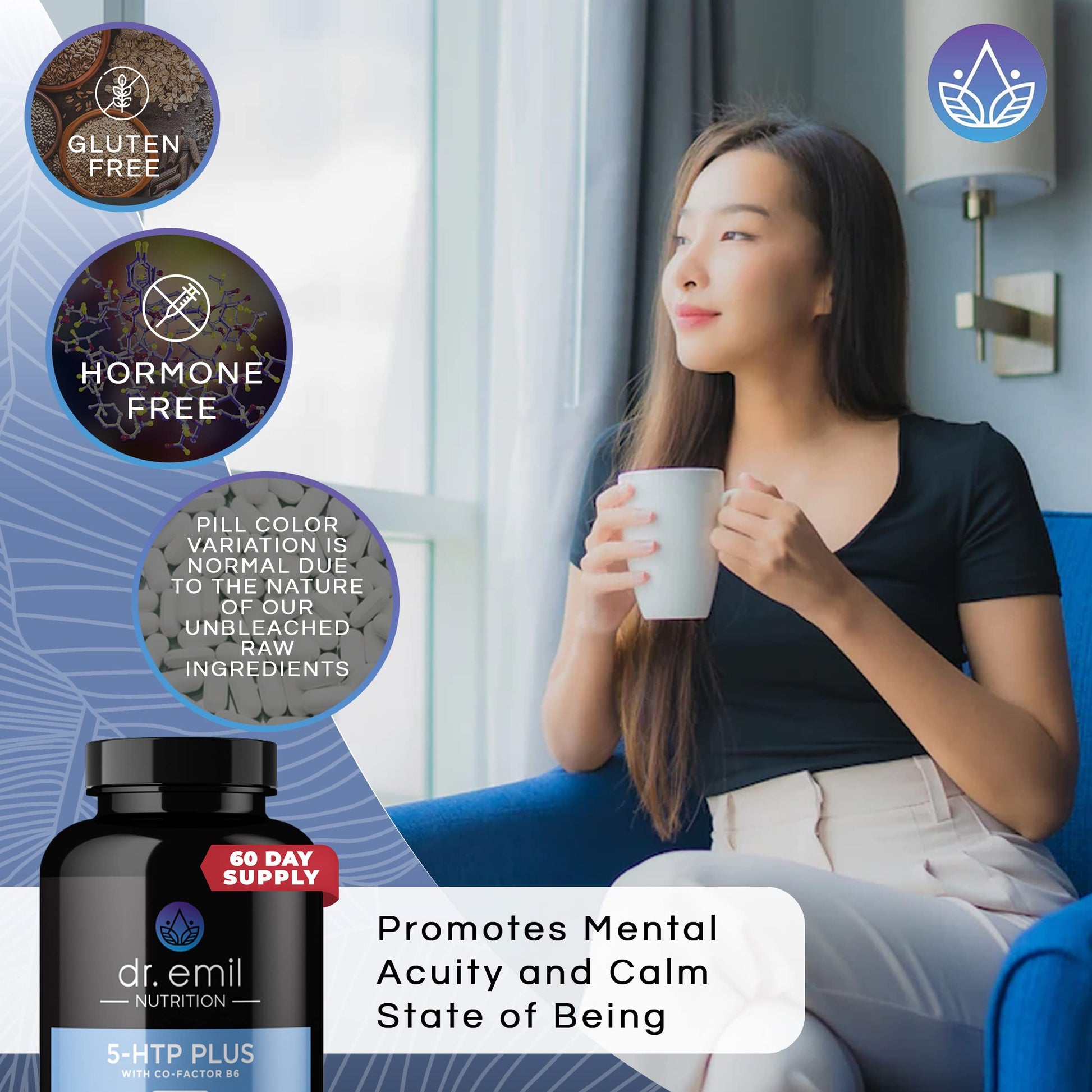 DR EMIL NUTRITION 200 MG 5-HTP Plus with SAM-e for Mood, Stress, and Sleep DR EMIL NUTRITION buy supplements canada