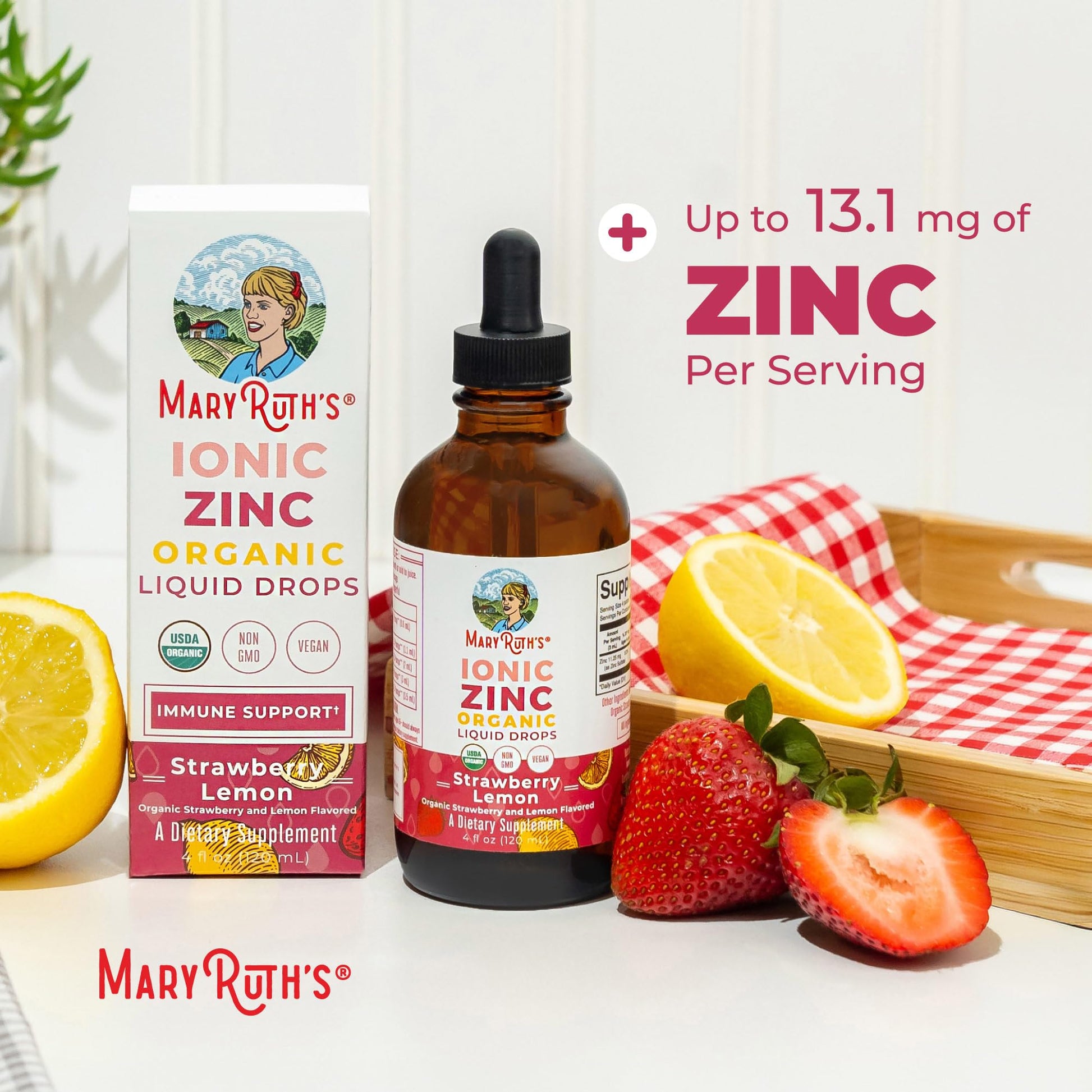 MaryRuth's Organic Liquid Zinc Supplement for Kids & Adults | Immune Support | Skin Health | Antioxidant | Cellular Metabolism | Zinc Sulfate | Vegan | Non-GMO | Sugar Free | Gluten Free | 4 oz MARYRUTH'S buy supplements canada
