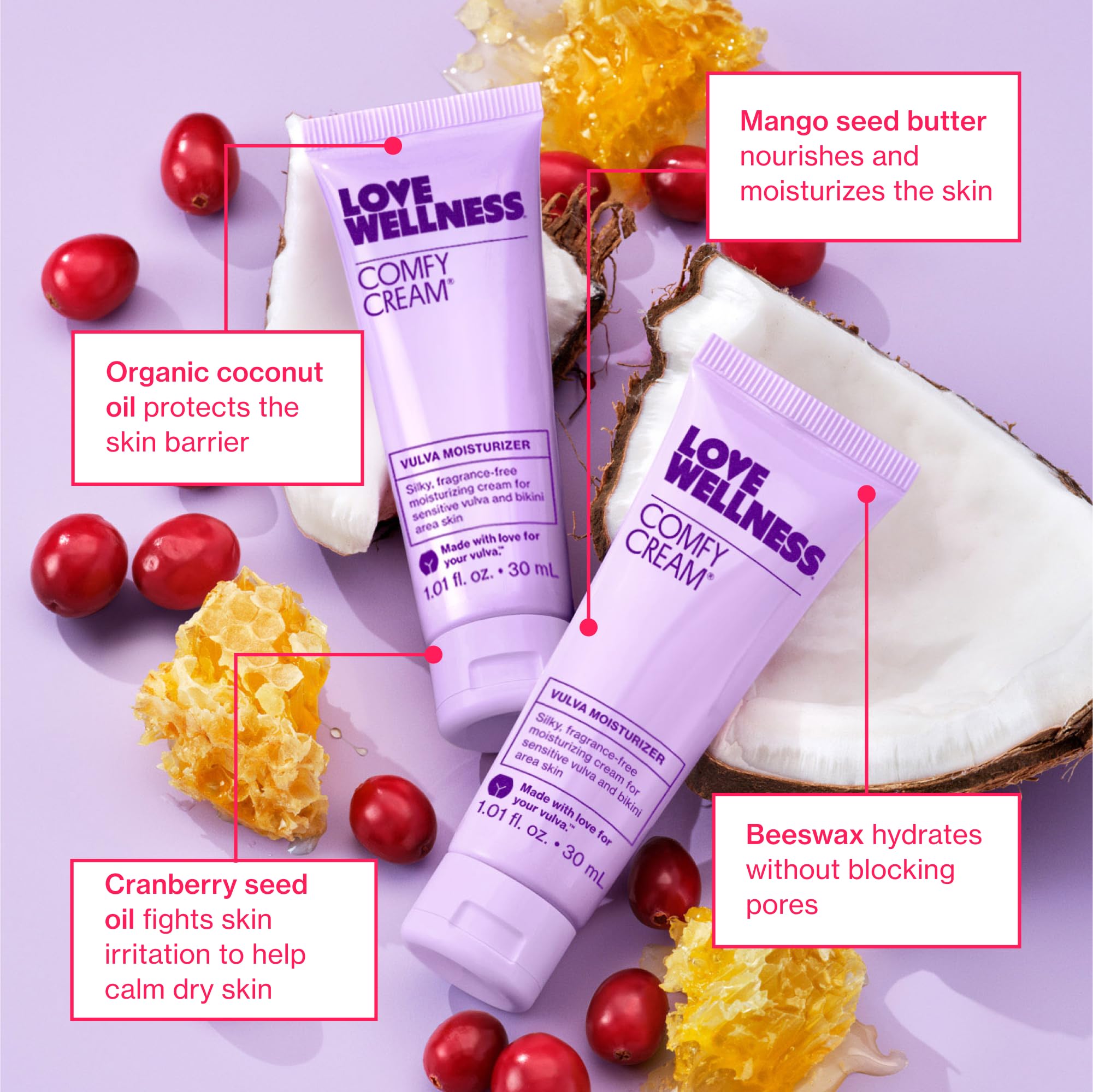 Love Wellness Comfy Cream Vulva & Vaginal Moisturizer - 1.01 oz Love Wellness buy supplements canada