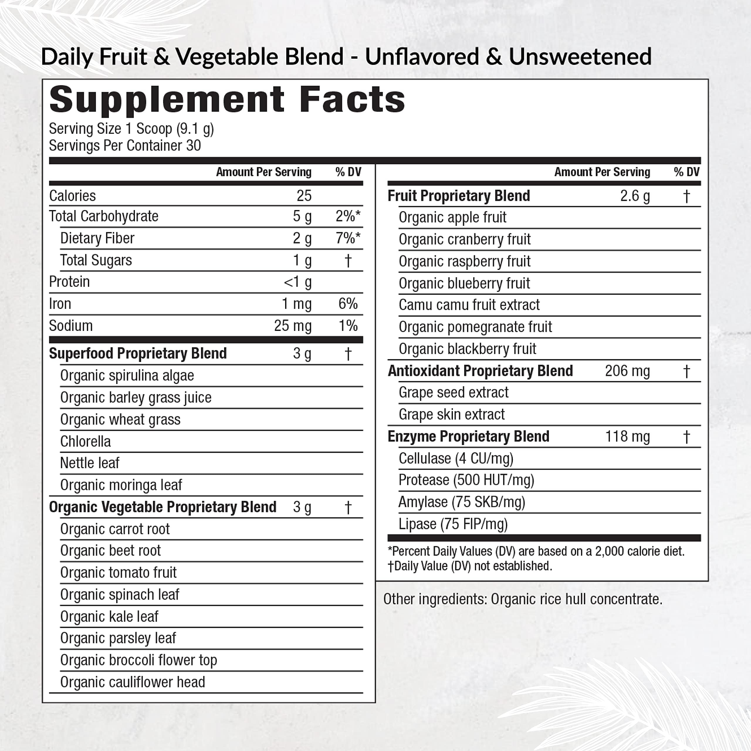 Equilife Daily Fruit & Vegetable Blend, Superfood Antioxidant Supplement with 22 Organic Fruits & Vegetables, Unflavored, Vitamin C, Fiber, 9 Essential Amino Acids, Supports Energy, 30 Servings Tub Equilife buy supplements canada