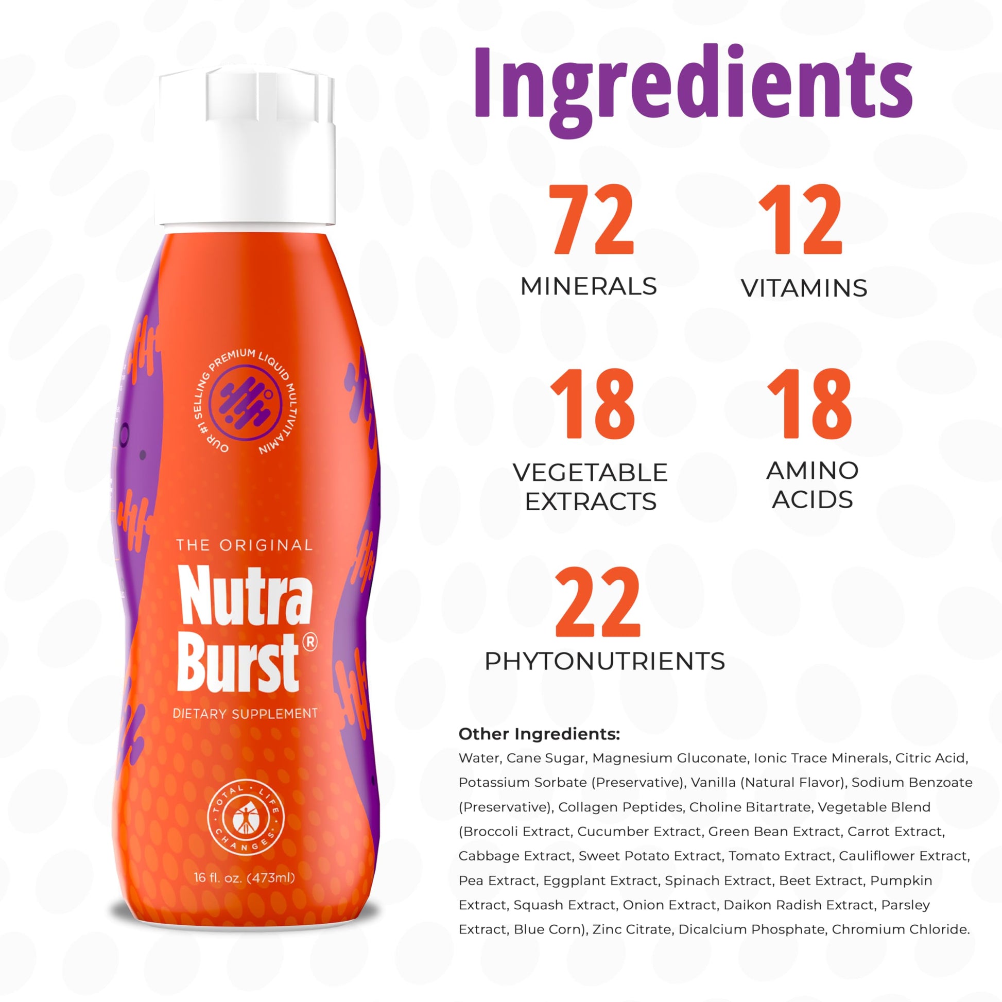 NutraBurst - Liquid Multivitamin, Daily Nutritional Support, Packed with Essential Vitamins and Minerals, 16 fl. oz NUTRA BURST buy supplements canada