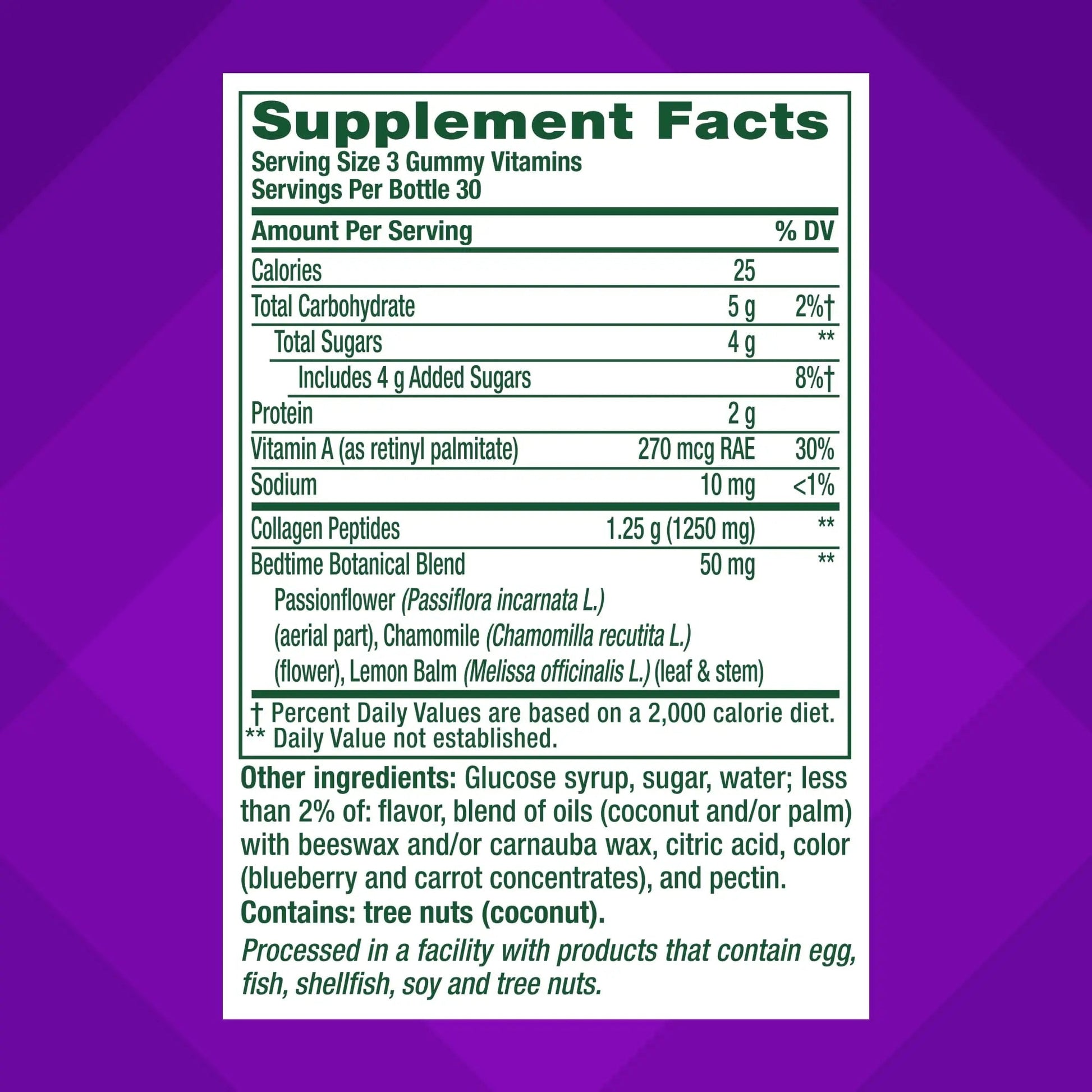 vitafusion Nighttime Skin Support (1), Beauty Supplement with Retinol (Vitamin A RAE), Collagen & Bedtime Botanicals Vitafusion buy supplements canada