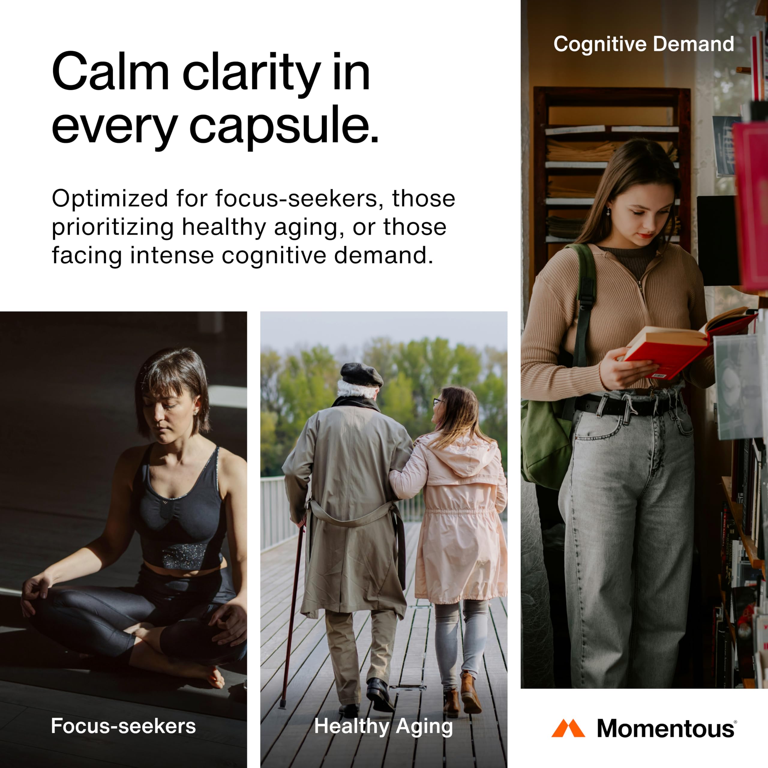 Momentous Magtein Magnesium L-Threonate - Brain & Rest Support Supplement - Boosts Cognitive Function & Sleep Quality Momentous buy supplements canada