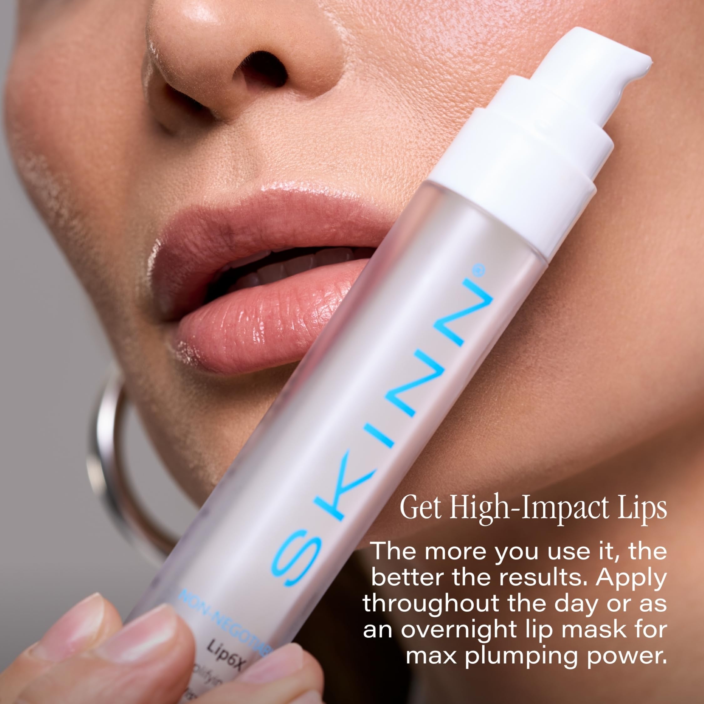 SKINN Lip Amplifying Serum, Lip6X with Peptides - Deep Moisturizing Serum Plumps, Hydrates & Smooths Lips & Boosts Collagen Production - Lip Care Products for Women SKINN buy supplements canada