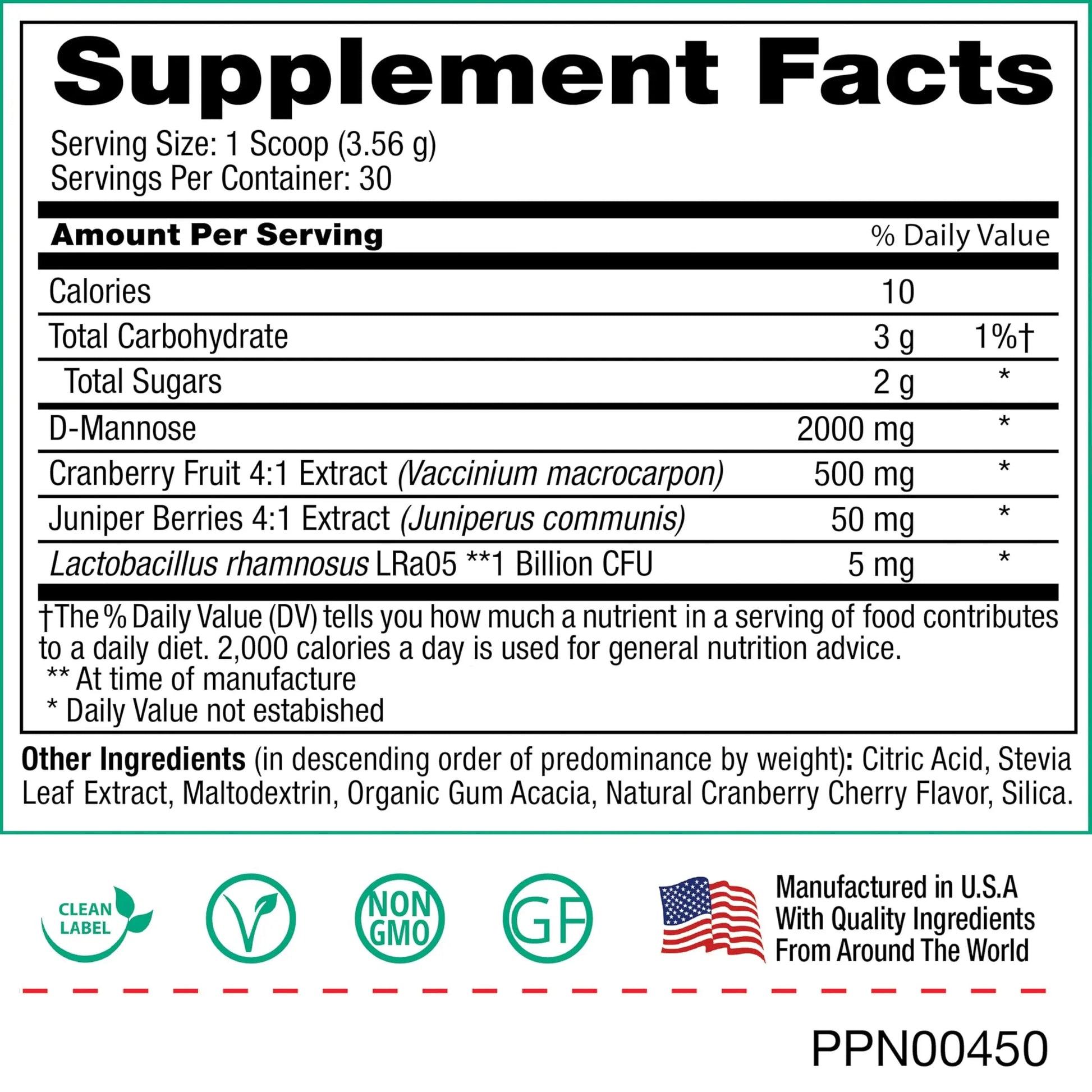 Peak Urinary Tract Supplement Powder - Cranberry and D-Mannose Powder with Juniper Berries and Probiotics for Urinary Tract Health, Ph Balance, UTI Defense - Vegan, Gluten Free (30 Day Supply) Peak Pure & Natural buy supplements canada