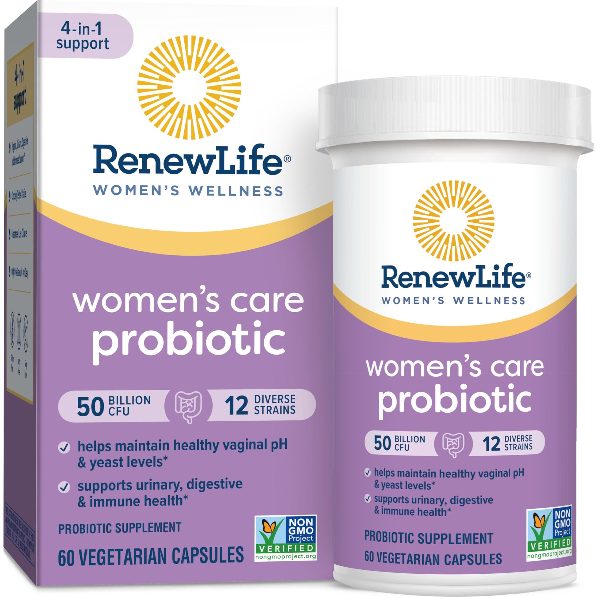 Renew Life Women's Probiotic Capsules, 50 Billion CFU Guaranteed, Supports Vaginal Renew Life buy supplements canada