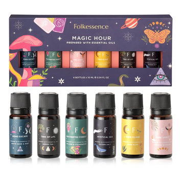 Folkulture Essential Oil Set for Diffuser, Set of 6, Aromatherapy Diffuser Oil Scents for Home Folkulture buy supplements canada