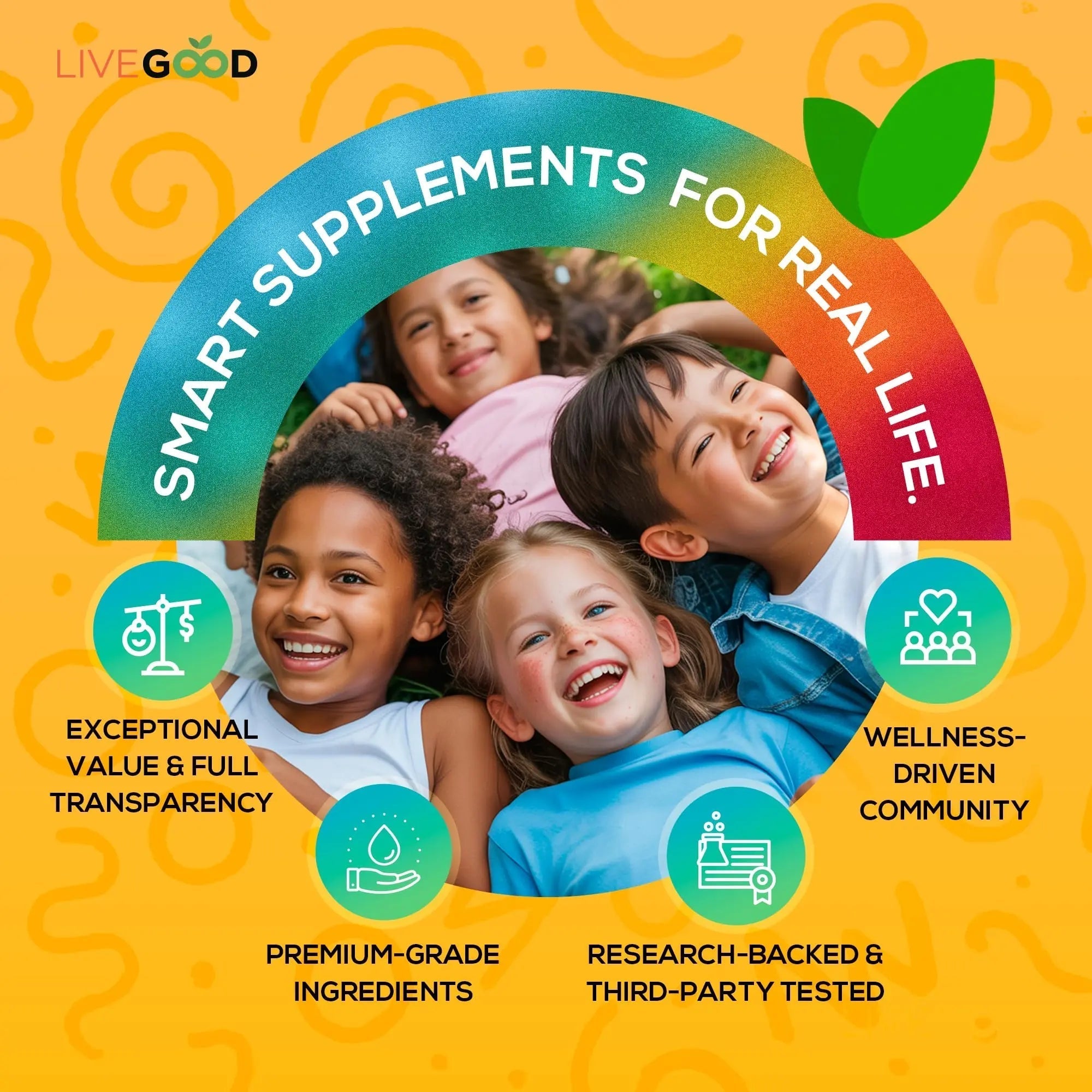 LIVEGOOD Organic Children’s Multivitamin Gummies, Kids Multivitamin, Vitamin D for Toddlers and Children, Organic Kids Chewable Vitamins for Immunity LIVEGOOD buy supplements canada