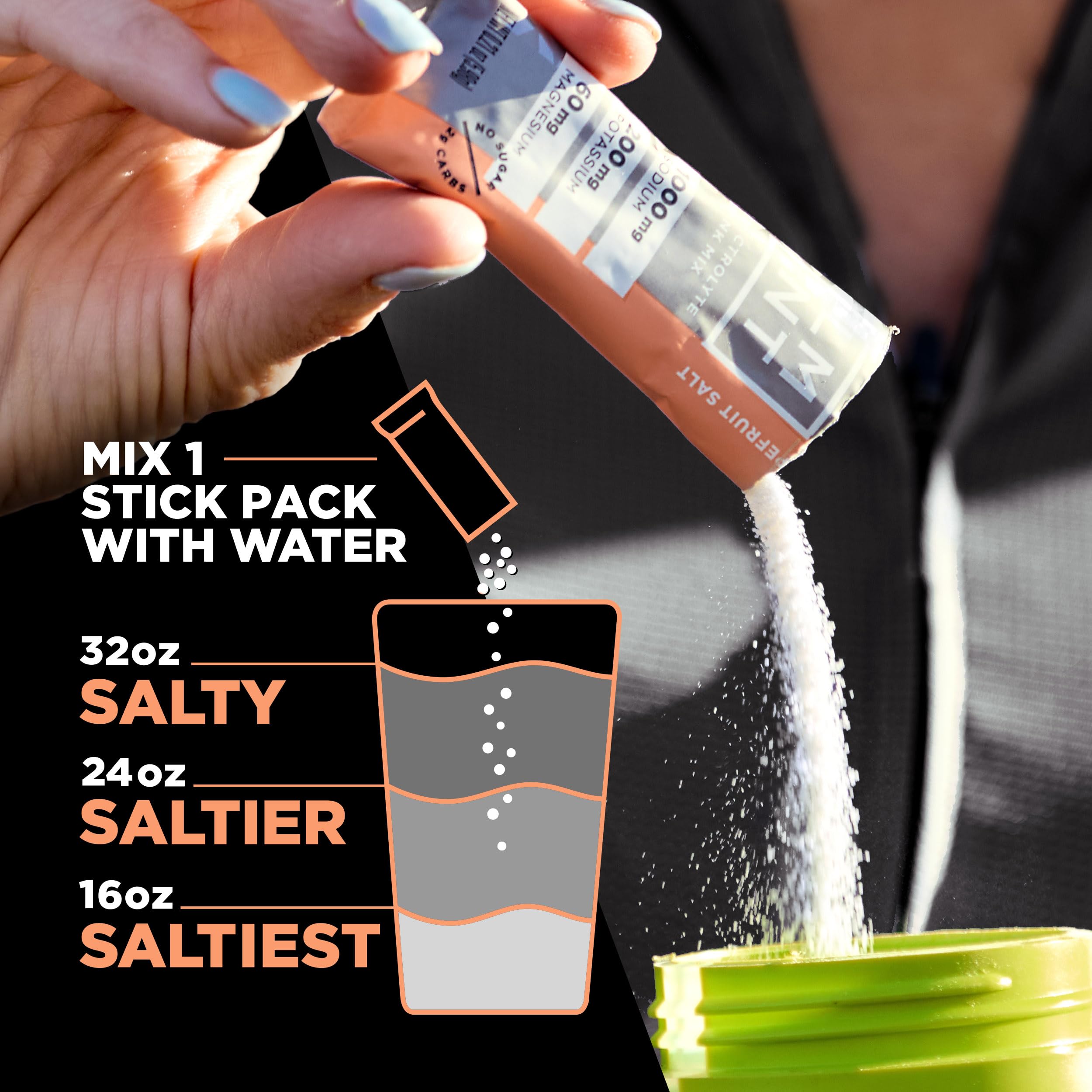 LMNT Zero Sugar Electrolytes - Grapefruit Salt | Drink Mix | 30 Count Drink LMNT buy supplements canada