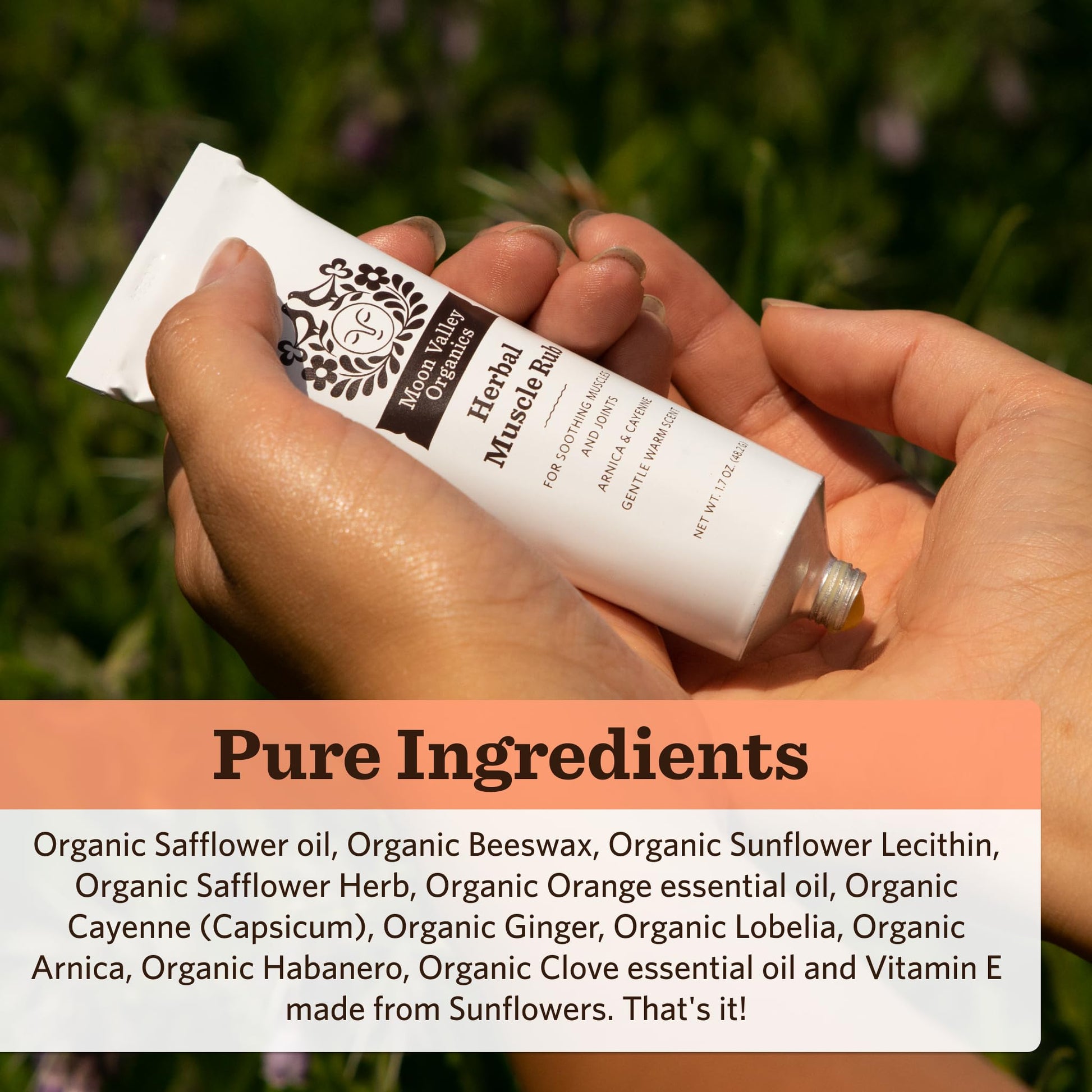 Moon Valley Organics Herbal Muscle Rub with Cayenne for Sore Joints, Aches and Pains, Soothes Pain Caused by Cold, Treat Sore Spots with Heat Moon Valley Organics buy supplements canada