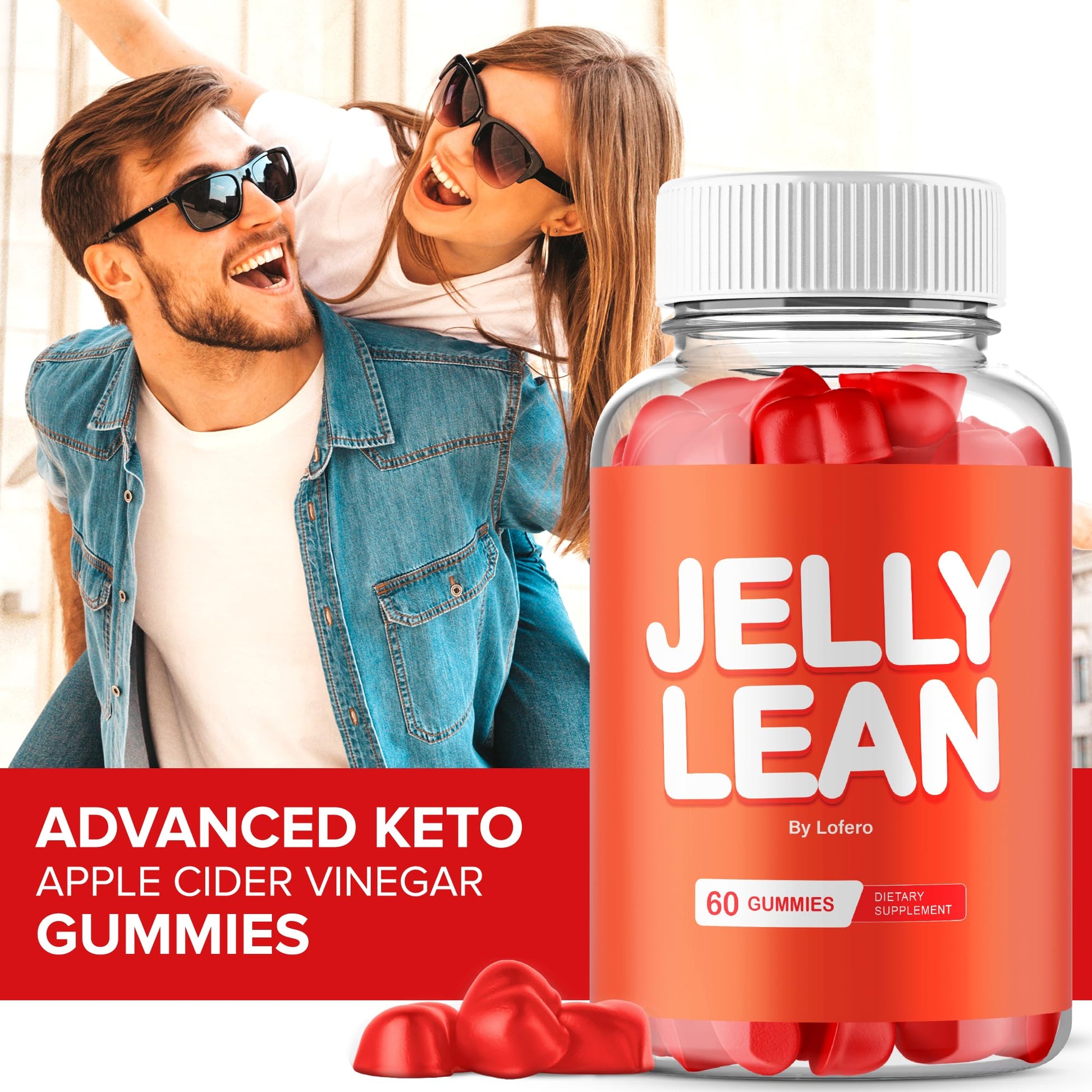 (2 Pack) Jelly Lean Gummies, JellyLean Gummys Loss Support Formula, Premium All-Natural Ingredients Advanced Maximum Strength for Overall Health & Wellness Supplement Lofero buy supplements canada
