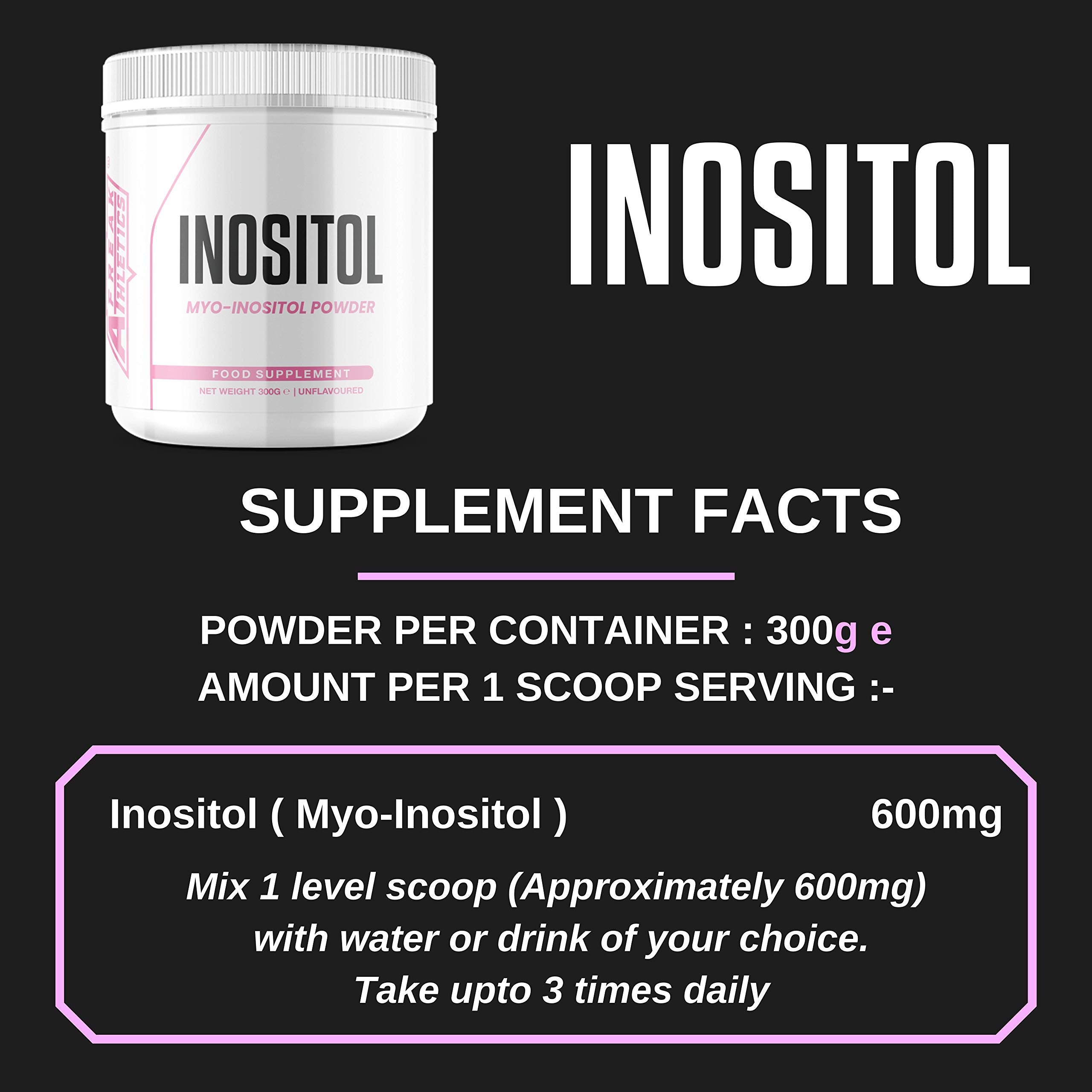 Inositol (Myo-Inositol) Powder 300g | Premium Myo Inositol Powder - Supports Women Freak Athletics buy supplements canada