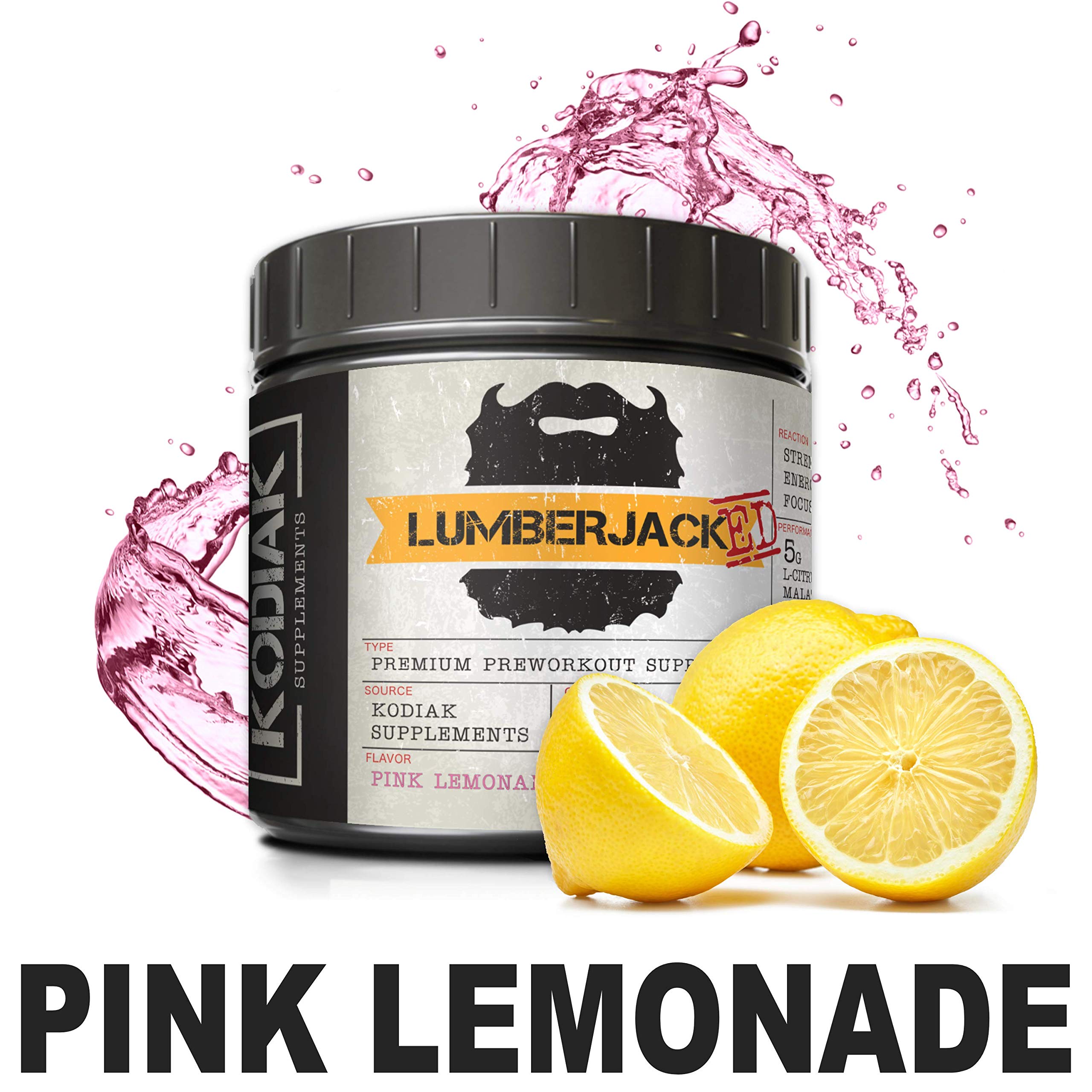 Kodiak Supplements LUMBERJACKED Pre-Workout Supplement with CarnoSyn 30 Servings Kodiak Supplements buy supplements canada