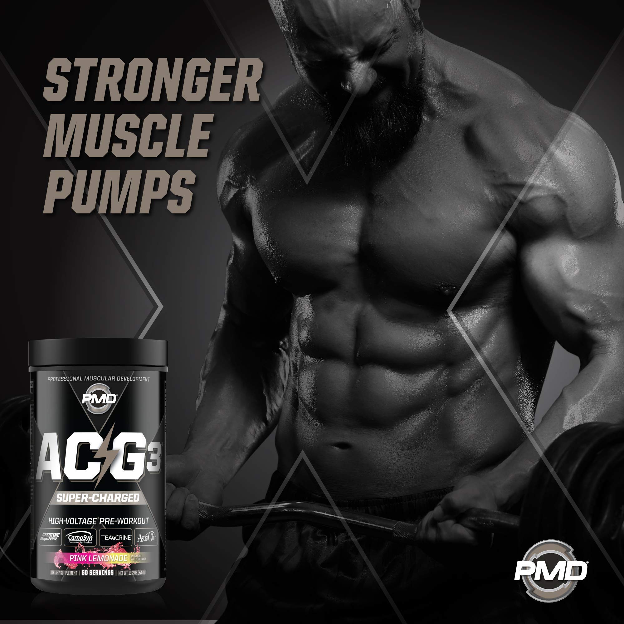 PMD Sports ACG3 Supercharged - Pre Workout - Powerful Strength, High Energy, Maximize PMD buy supplements canada