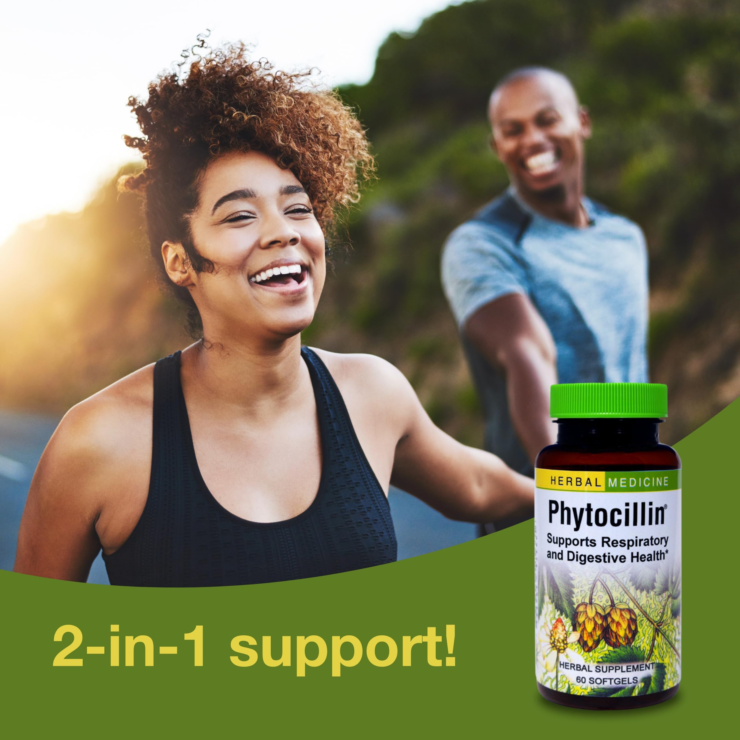 Herbs Etc. Phytocillin - Respiratory & Digestive Health Support Supplement - Herbal Formula to Support Digestion - Support Healthy Breathing - 60 Softgels (60 Servings) Herbs Etc. buy supplements canada