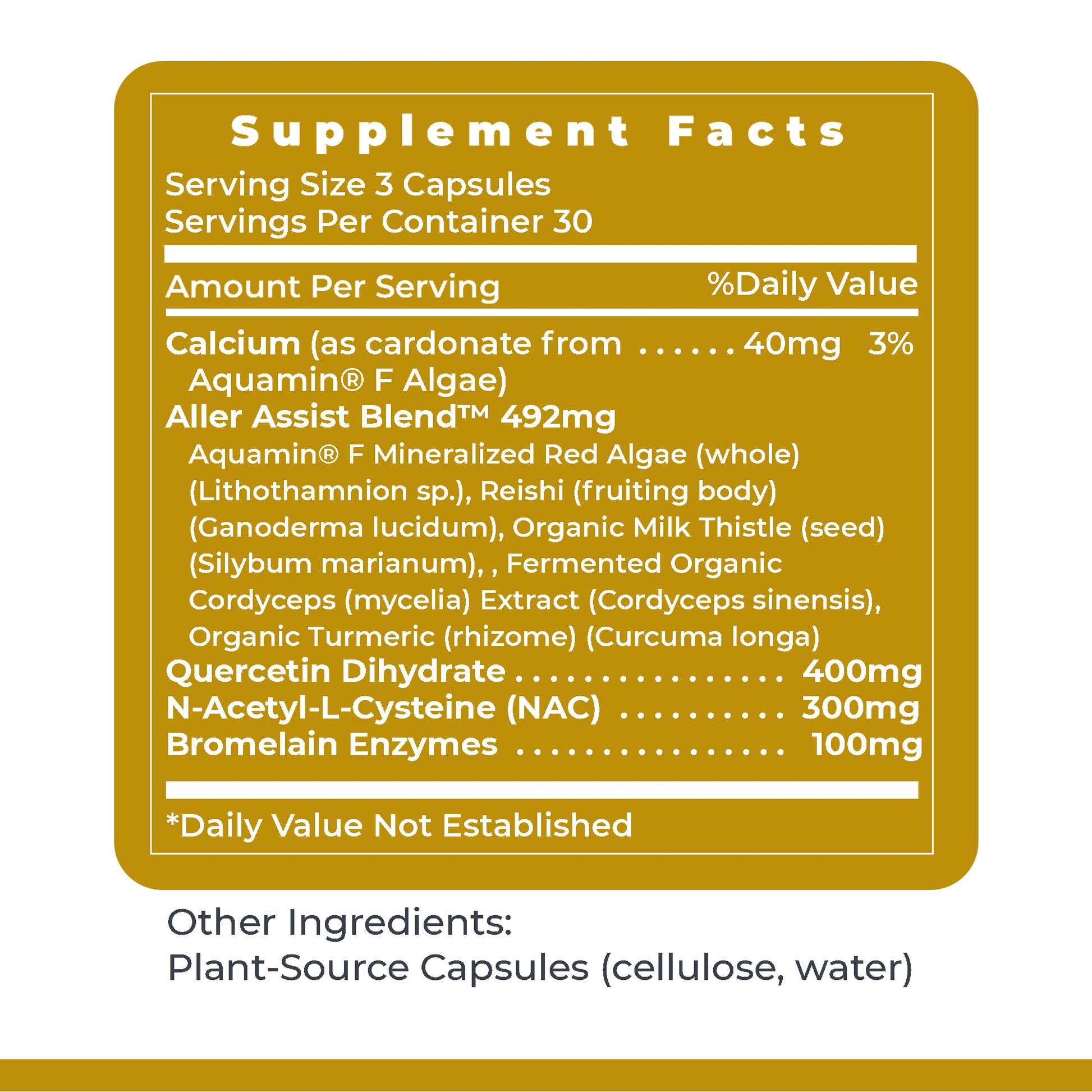 Premier Research Labs AllerCaps - A Lung Health Supplement with NAC/N-Acetyl Cysteine, Featuring Bromelain, Reishi Mushroom & Quertecin, Immune Support Formula - 60 Vegetarian Capsules Premier Research Labs buy supplements canada