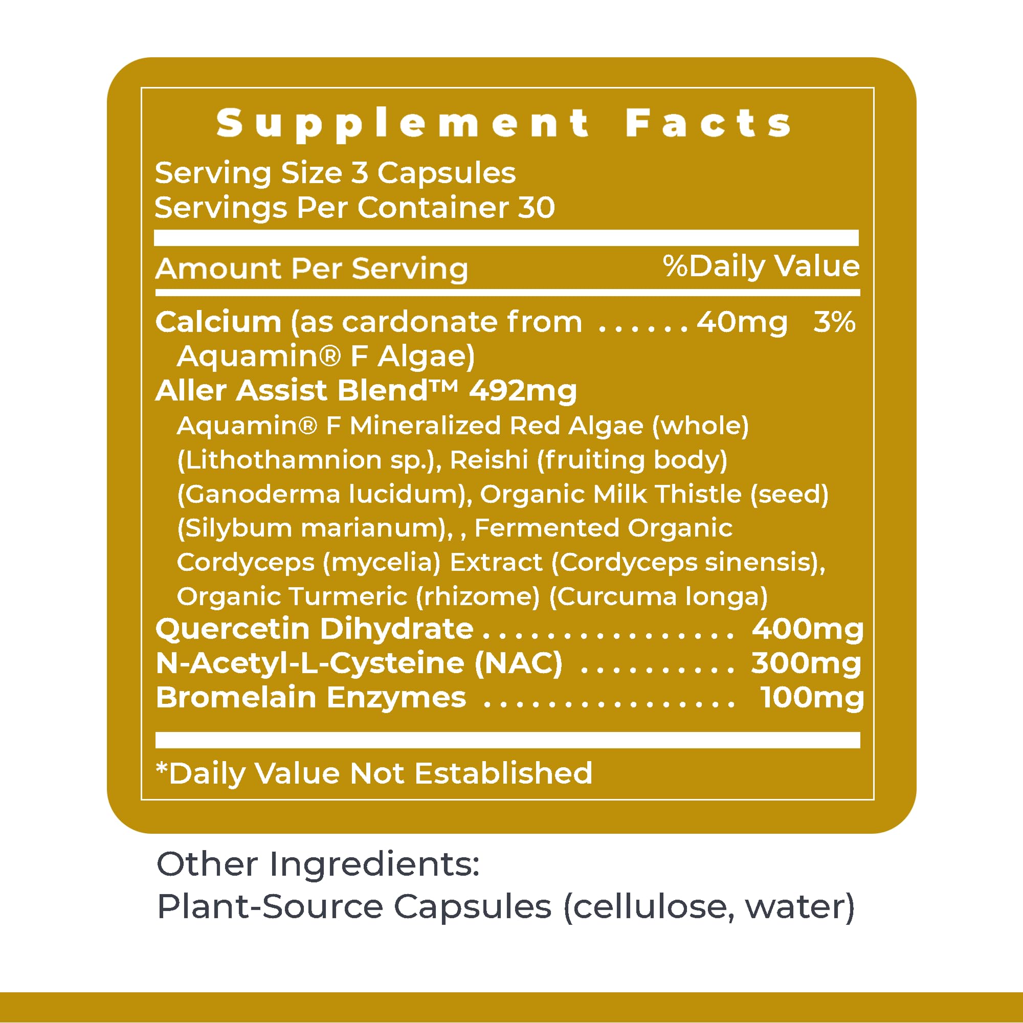 Premier Research Labs AllerCaps - A Lung Health Supplement with NAC/N-Acetyl Cysteine, Featuring Bromelain, Reishi Mushroom & Quertecin, Immune Support Formula - 60 Vegetarian Capsules Premier Research Labs buy supplements canada