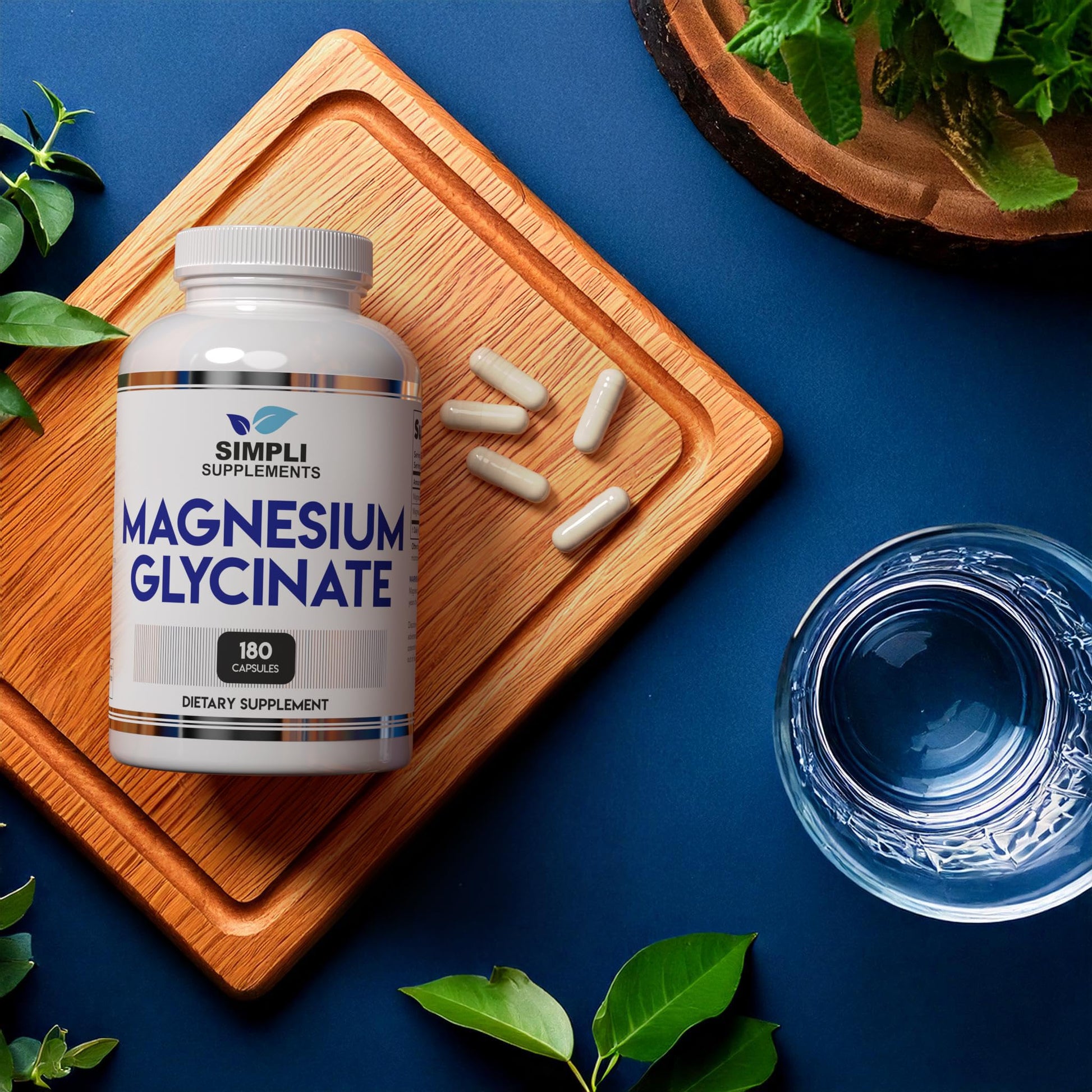 Magnesium Glycinate 400mg per Serving – High Absorption – Gentle on Stomach – Supports Sleep, Relaxation, Muscle, Bone & Immune Health – Non-GMO, Vegan, 180 Capsules Simpli Supplements buy supplements canada