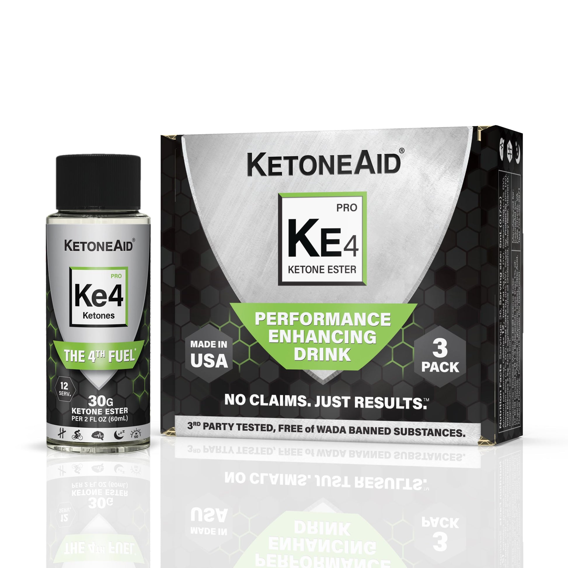 KetoneAid KE4 Pro Ketone Ester Drink | Not a Ketone Salt, No Sugar, No Caffeine KetoneAid buy supplements canada