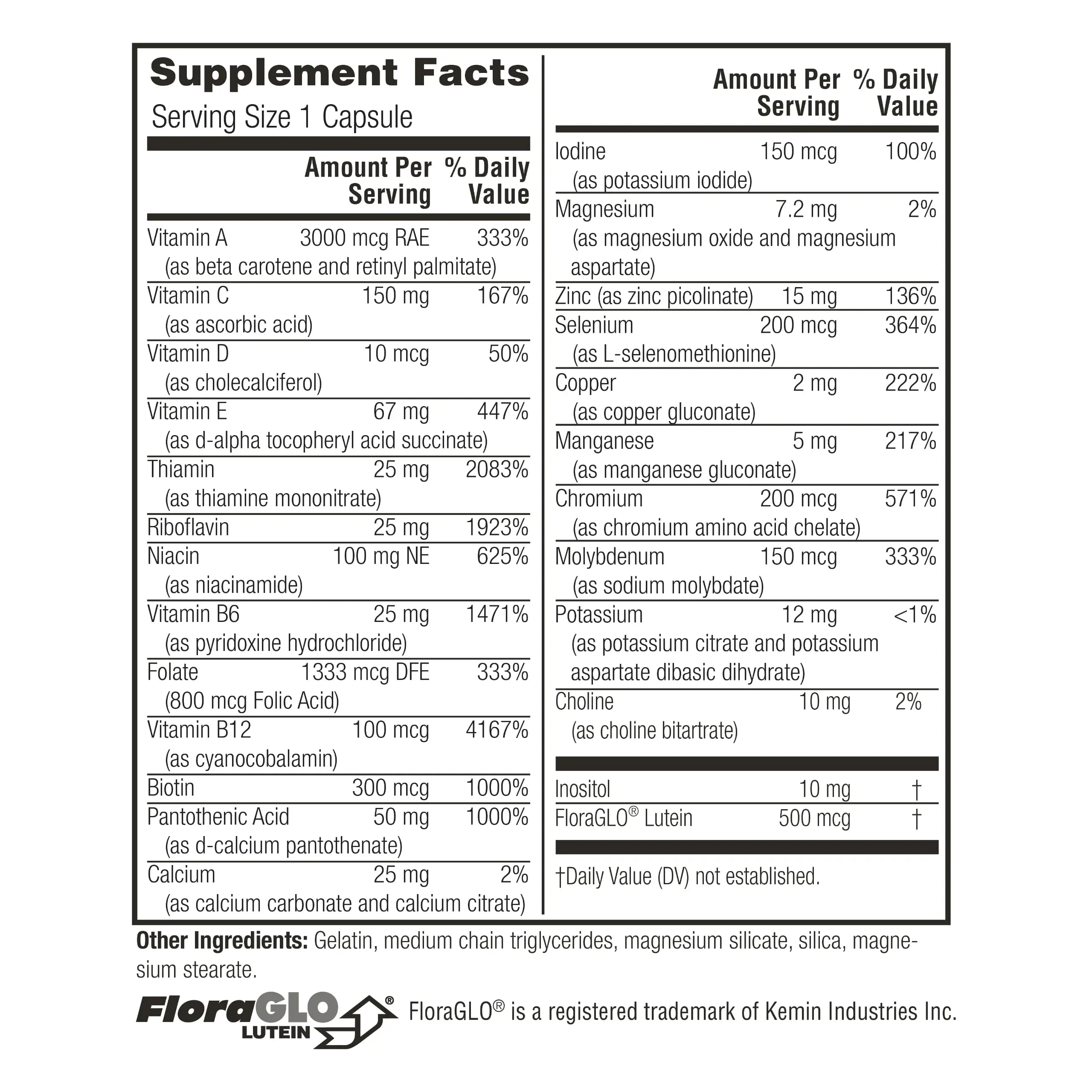 Twinlab Daily One Caps Without Iron - Nutritional Supplement with Zinc, B Vitamins, Magnesium, and More - 180 Capsules Twinlab buy supplements canada