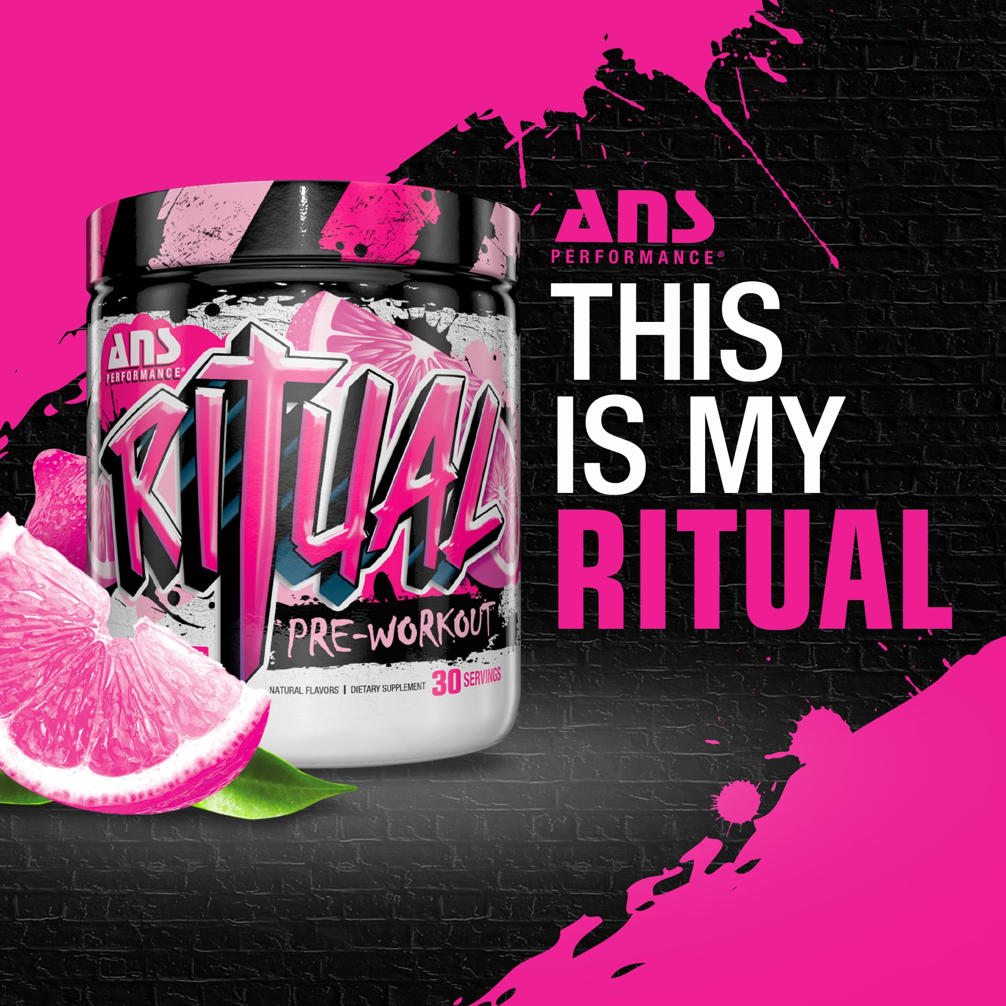 ANS Performance Ritual Pre Workout (30 Servings, 12.7 oz) - Complete Preworkout Formula ANS Performance buy supplements canada