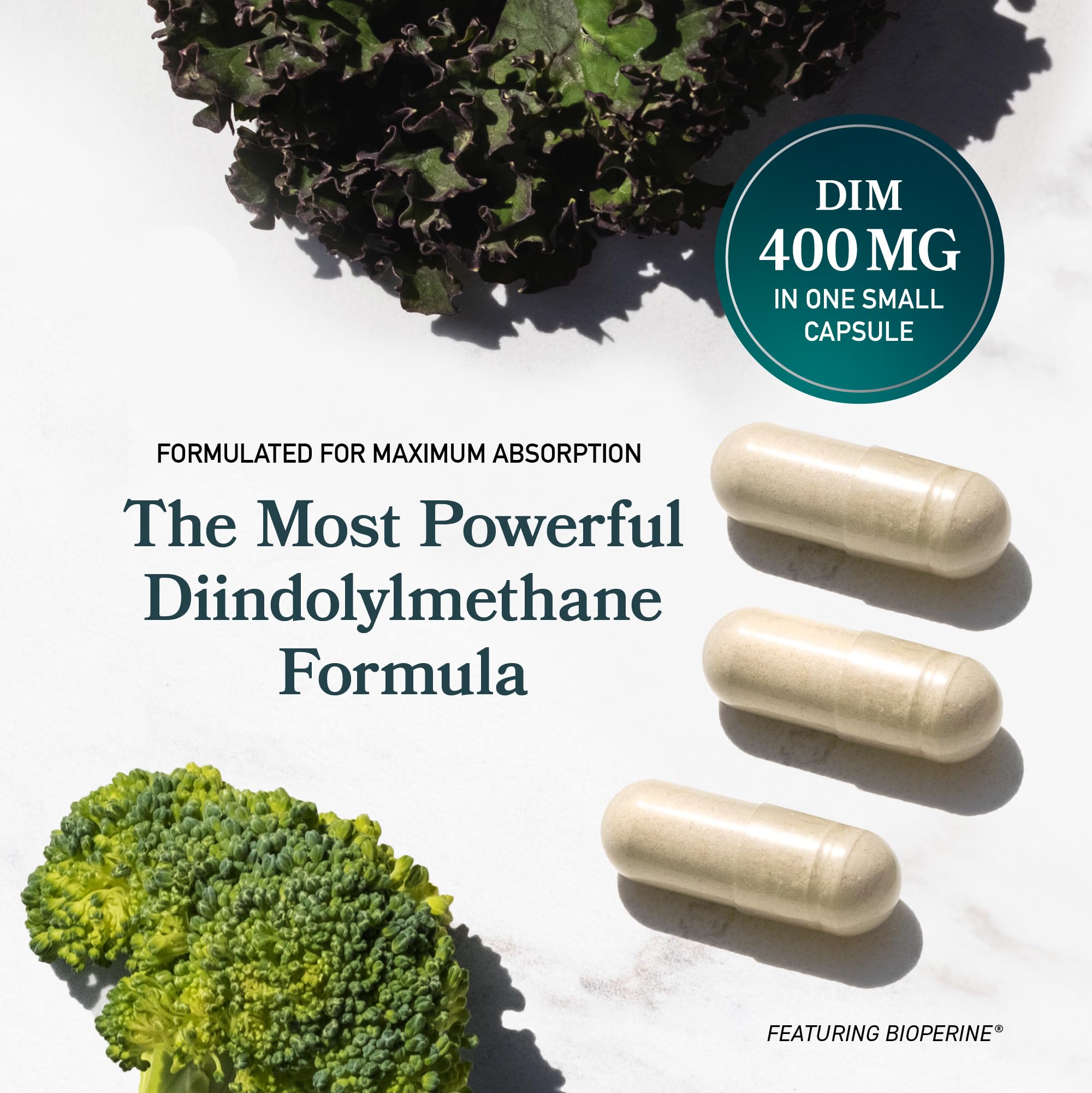 DIM Supplement 400MG Extra Strength | Hormone Balance for Men and Women | Menopause, Acne, Hot Flashes Relief, Prostate Support & Antioxidant Support | Soy-Free, Gluten-Free | SMNutrition | 90 Ct. SMNutrition buy supplements canada