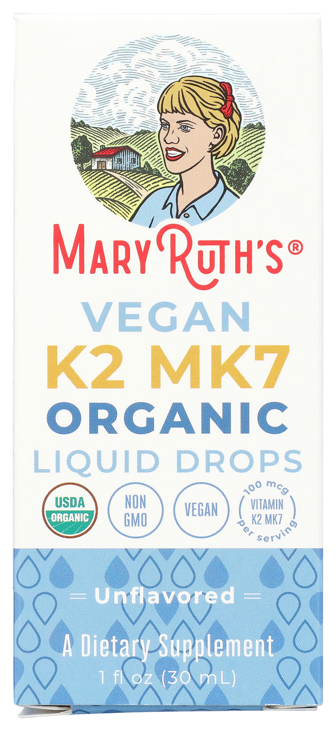MaryRuth’s USDA Organic Vitamin K2 MK7 Liquid Drops for Adults & Kids | Sourced from Natto | Menaquinone- 7 | Vegan K2 Vitamin for Bone Health & Calcium Absorption | 1oz | Up to 90 Servings MARYRUTH'S buy supplements canada