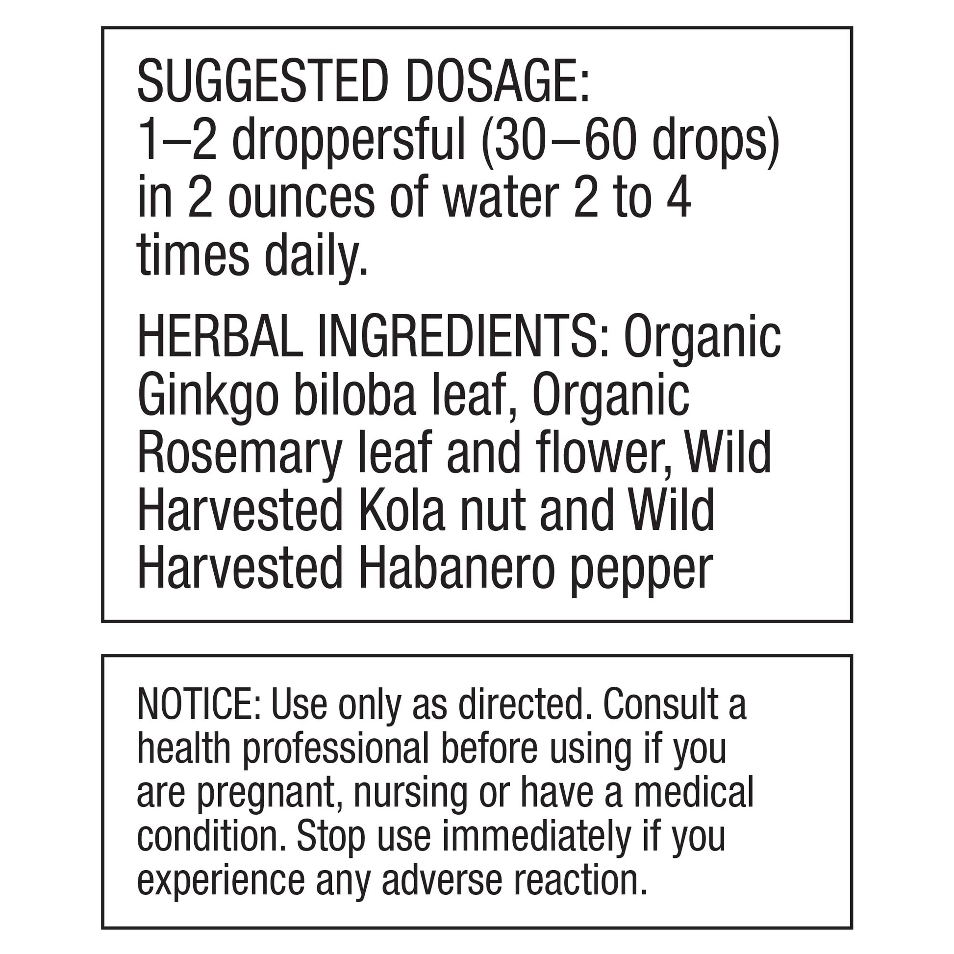 Dr. Schulze's Brain Formula 2 oz. - Vegan and Wild-Harvested | Stimulates Circulation and and Improved Mental Focus Dr. Schulze's buy supplements canada