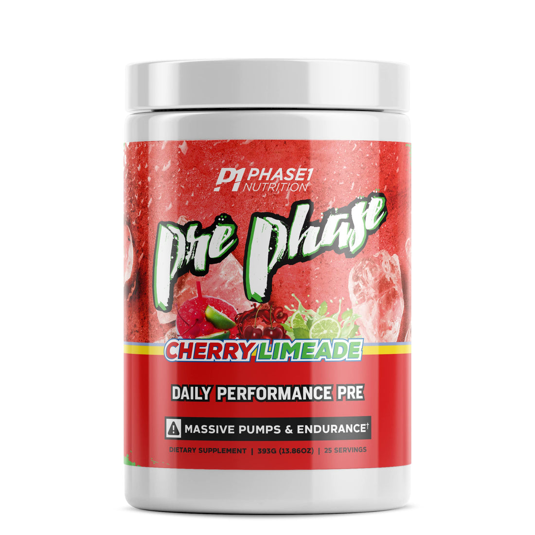 Pre Phase Daily Driver Preworkout - Phase 1 Nutrition (Cherry Limeade, 25 Servings) Phase One Nutrition buy supplements canada
