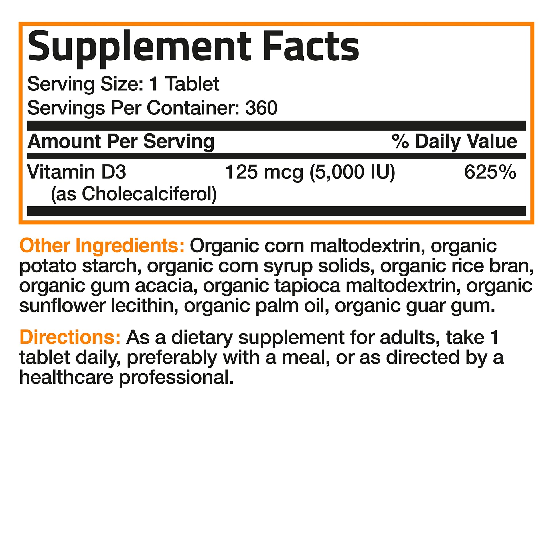 Bronson Vitamin D3 5,000 IU (1 Year Supply) for Immune Support, Healthy Muscle Bronson buy supplements canada