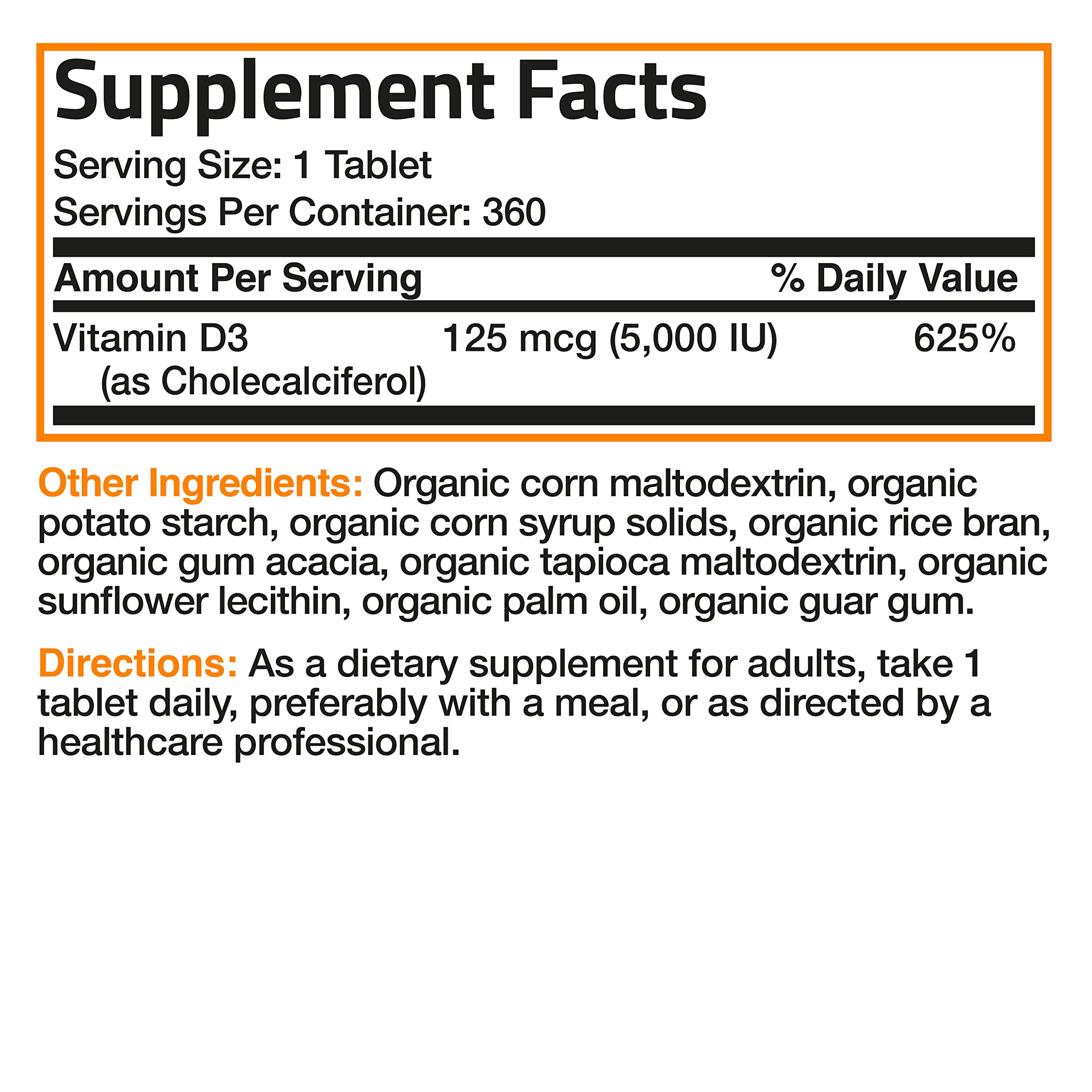 Bronson Vitamin D3 5,000 IU (1 Year Supply) for Immune Support, Healthy Muscle Bronson buy supplements canada