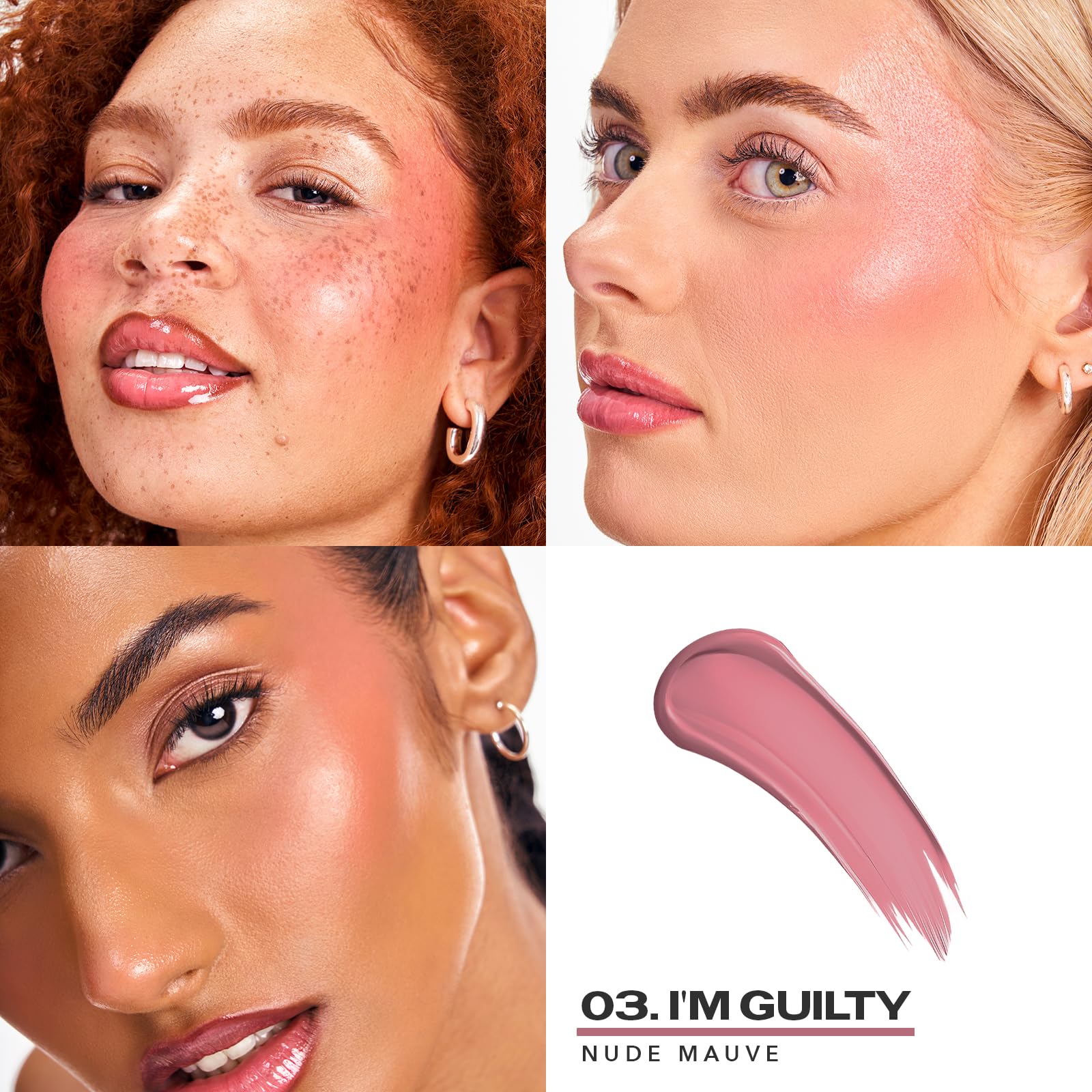Sacheu Cheek STAY-N Liquid Blush for Cheeks — High Pigment, Buildable, Lightweight Cream Blush for Dewy & Radiant Flushed Cheeks — Long-lasting & Cruelty Free, I'm Guilty Sacheu buy supplements canada