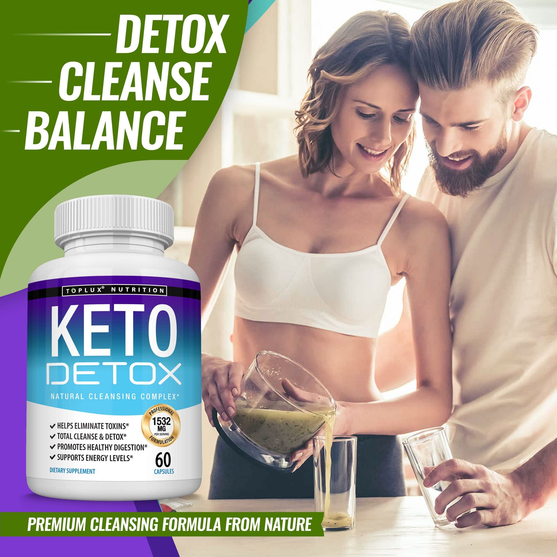 Toplux Keto Detox Pills Advanced Cleansing Extract – 1532 Mg Natural Acai Colon Toplux buy supplements canada
