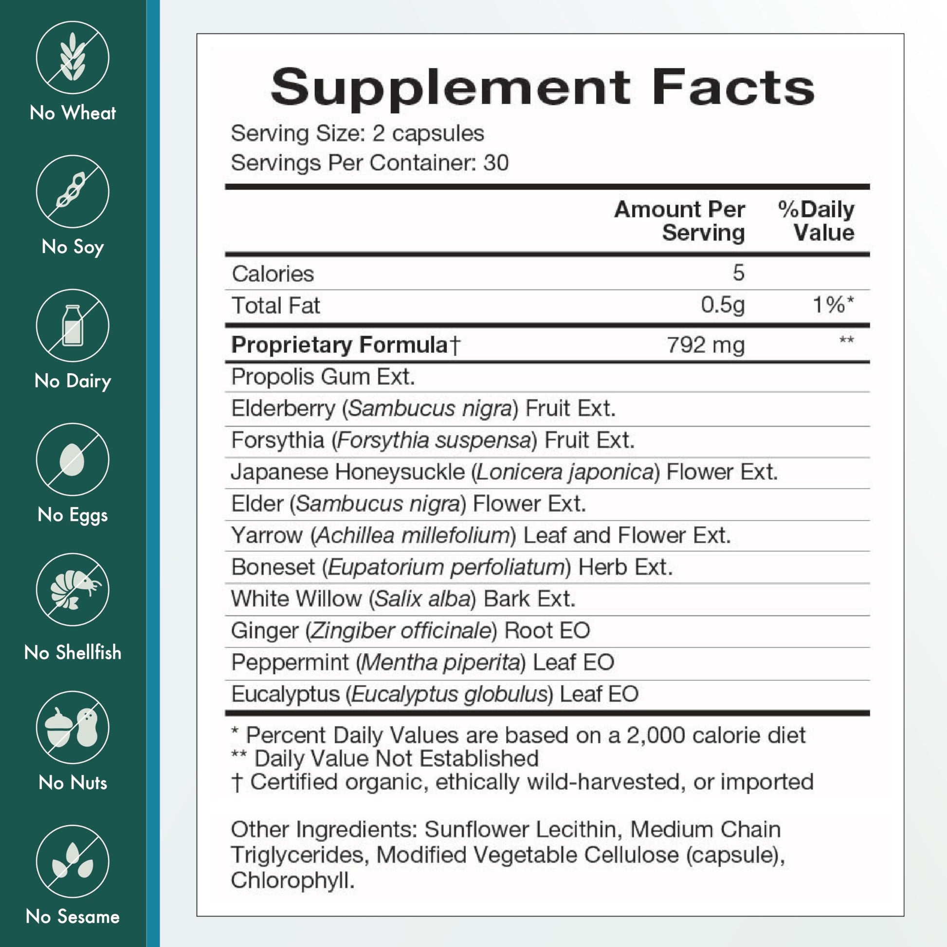 Natura Health Products Flew Away Supplement - Immune System Support & Seasonal Defense - Featuring Ginger, Elderberry, Propolis and Eucalyptus (60 Capsules) Natura Health Products buy supplements canada