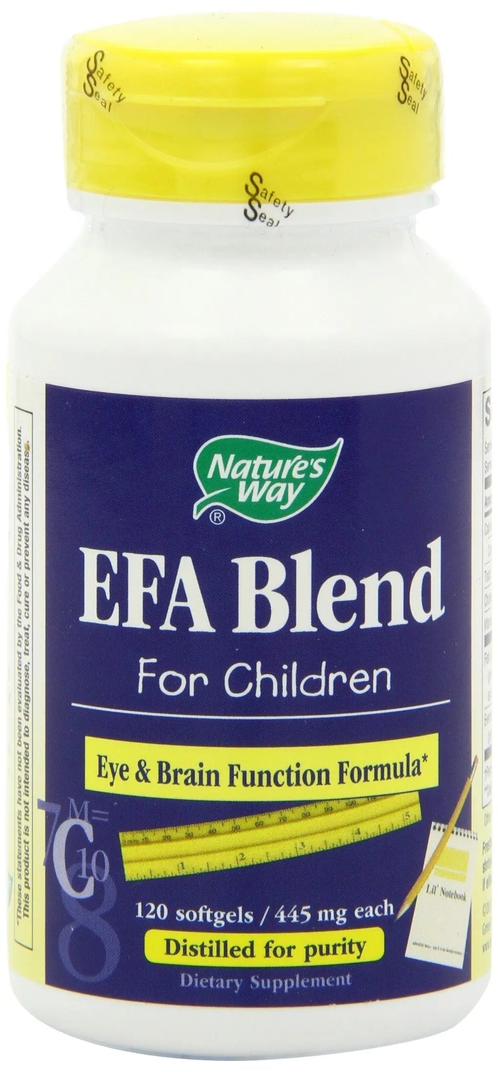 Nature's Way EFA Blend for Kids with vitamin E, Supports Eye and Brain Function*, 120 Softgels Nature's Way buy supplements canada