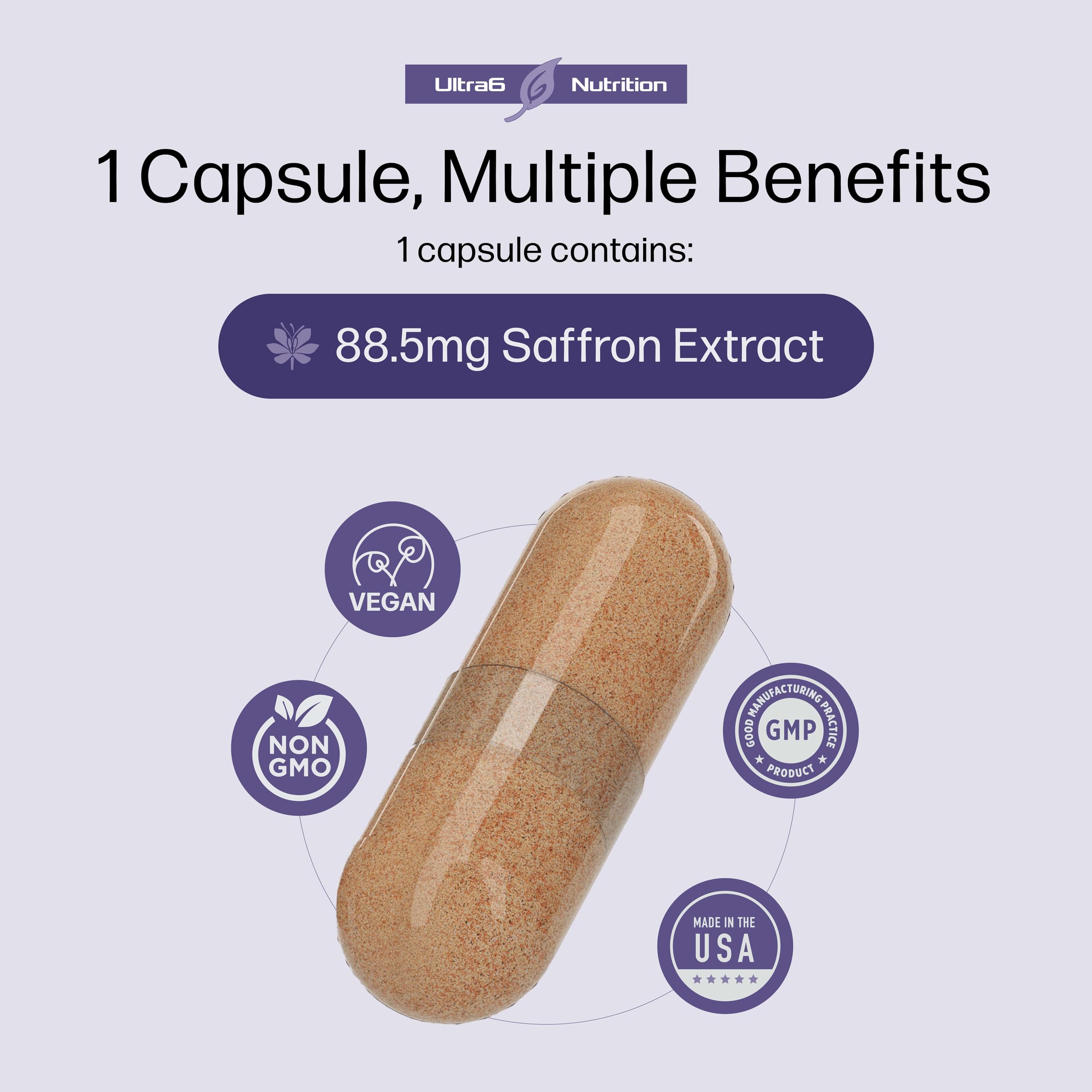 Pure Saffron Extract - Appetite Suppressant for Weight Loss Women & Men - Natural Hunger Ultra6 Nutrition buy supplements canada