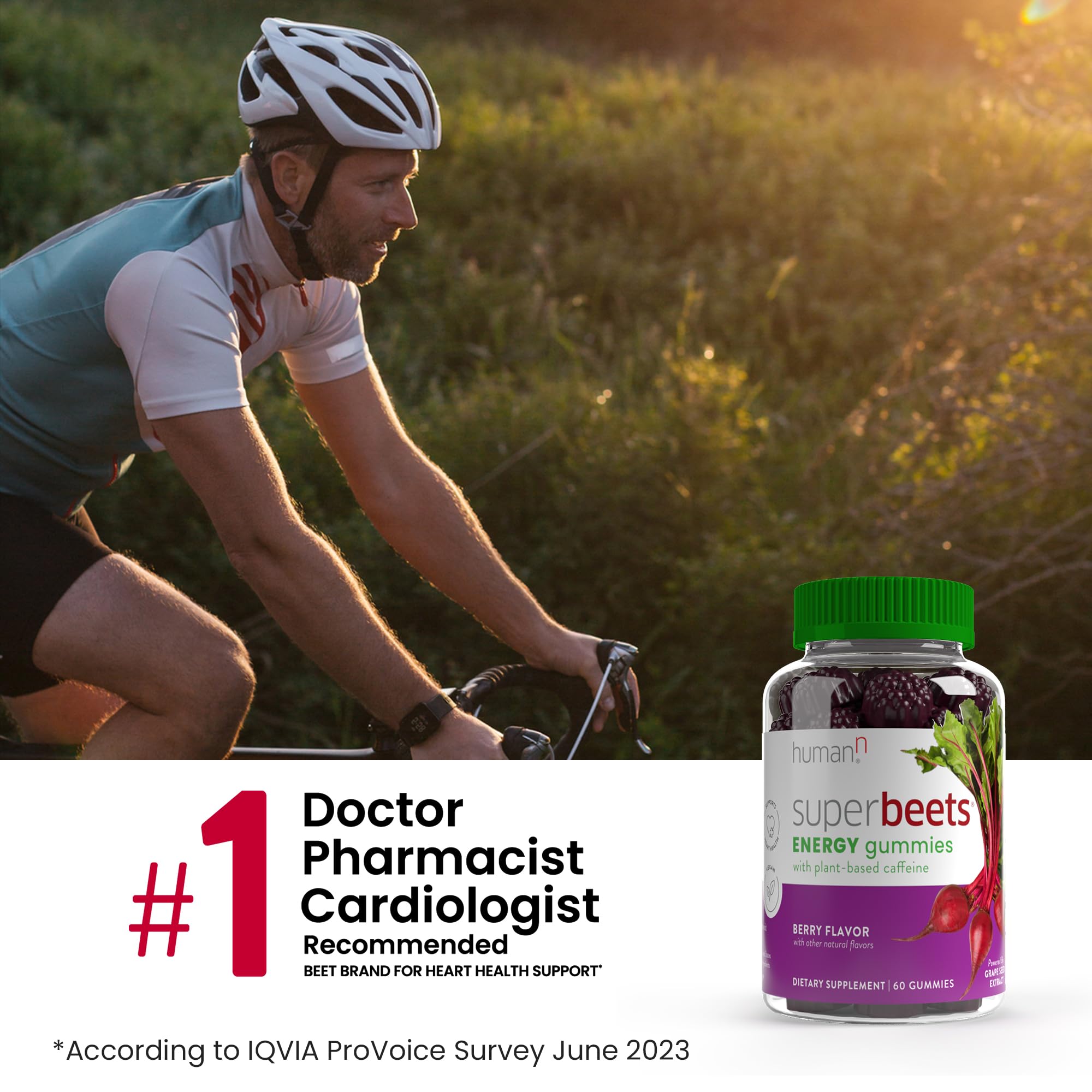 humanN SuperBeets Energy Gummies - Quick Energy & Mental Focus - Help Increase Nitric humanN buy supplements canada