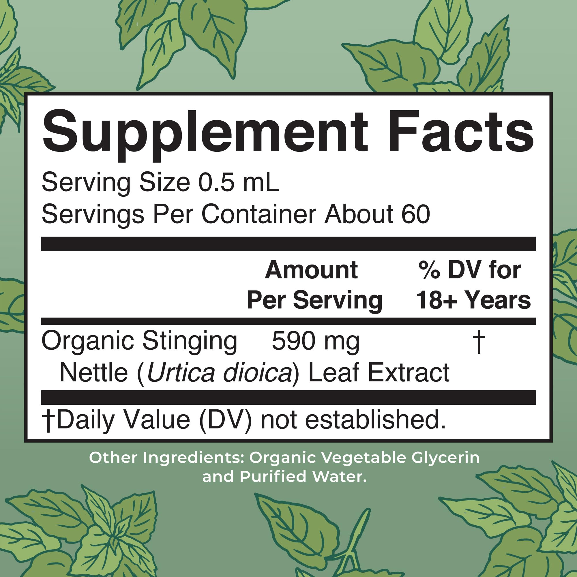 MaryRuth Organics Stinging Nettle Leaf Extract | Detox Supplement Herbal Drops | USDA Organic | Vegan | Non-GMO | Gluten Free | 1 Fluid Oz MARYRUTH'S buy supplements canada