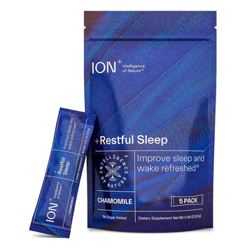 ION* Intelligence of Nature Restful Sleep - Ashwagandha Calm Sleep Aid Powder Drink Mix for Restful Night with Magnesium and L Theanine for Women and Men - 5 Packets ION* Intelligence of Nature buy supplements canada