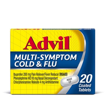 Advil Multi Symptom Cold and Flu Medicine, Cold Medicine for Adults with Ibuprofen, Phenylephrine HCL Advil buy supplements canada