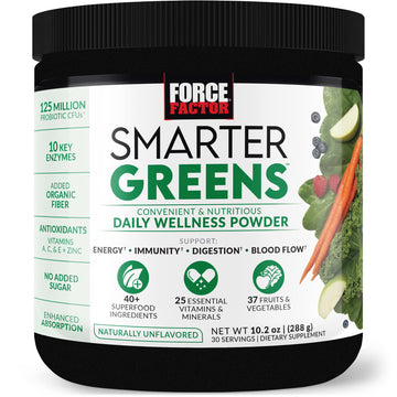 FORCE FACTOR Smarter Greens Daily Wellness Powder to Support Energy, Immunity & Digestion Force Factor buy supplements canada