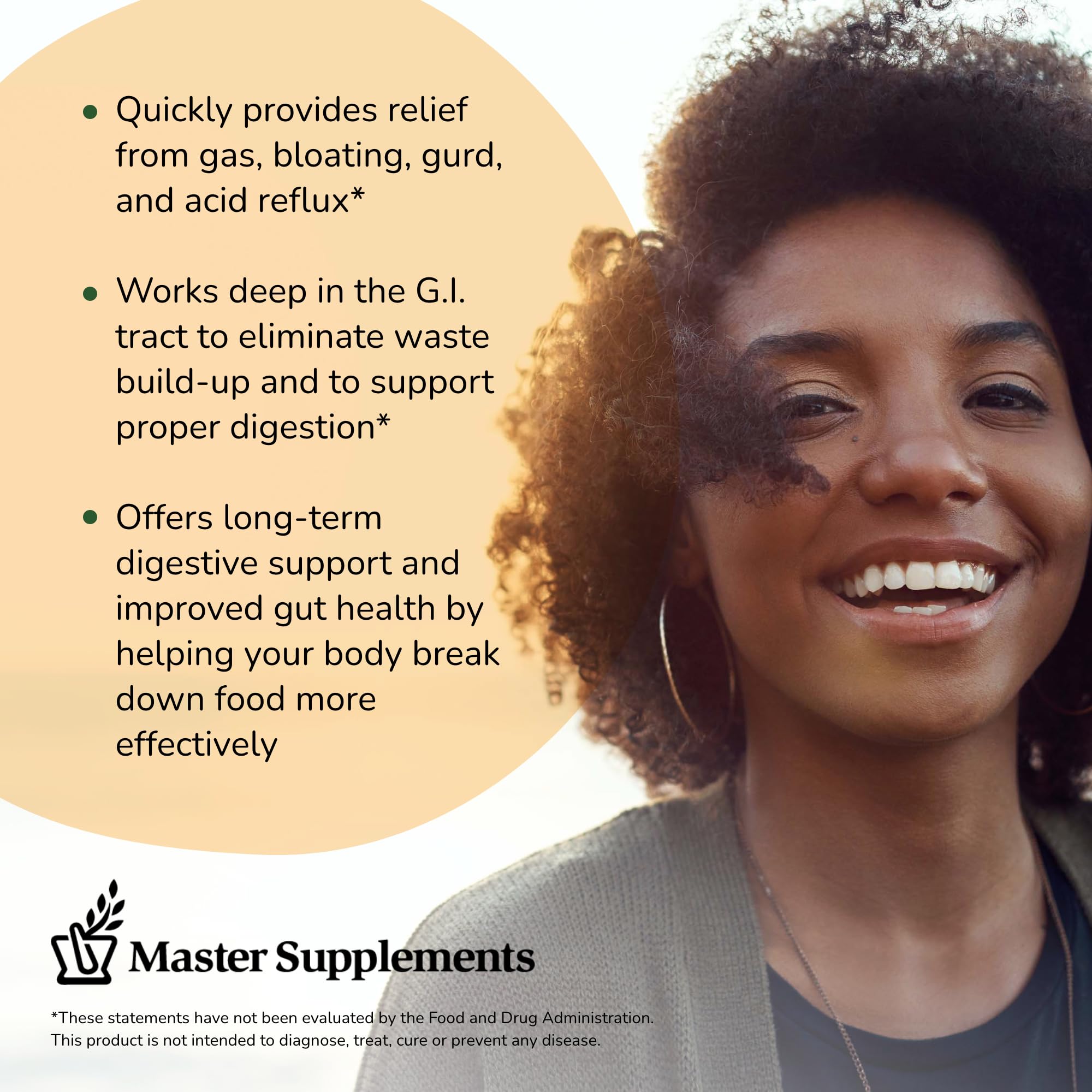 Master Supplements Enzalase - 50 Capsules, Pack of 3 - Probiotic Compatible Enzymes - Provides Digestive Boost + Gas & Bloating Relief - Gluten Free - 150 Total Servings ENZALASE buy supplements canada
