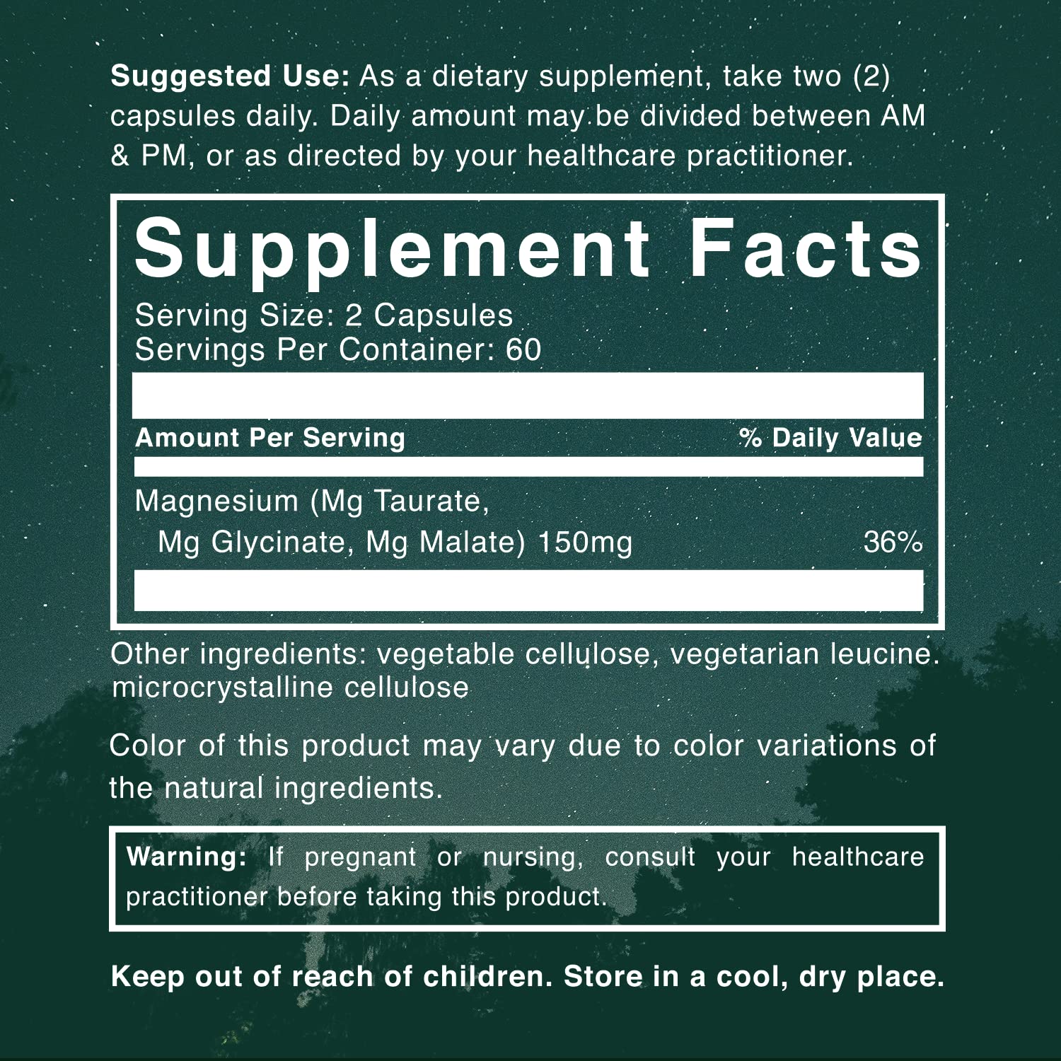 Natural Rhythm Triple Calm Magnesium Complex - 120 Capsules, Chelated Magnesium Glycinate, Taurate & Malate, High Absorption Supplement for Sleep, Stress, Muscle & Heart Support, Non-GMO, Vegan Natural Rhythm buy supplements canada